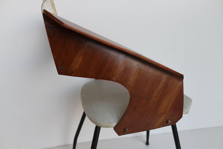 Italian Carlo Ratti Chairs by Industria Legni Curvi, Italy 1950s For Sale