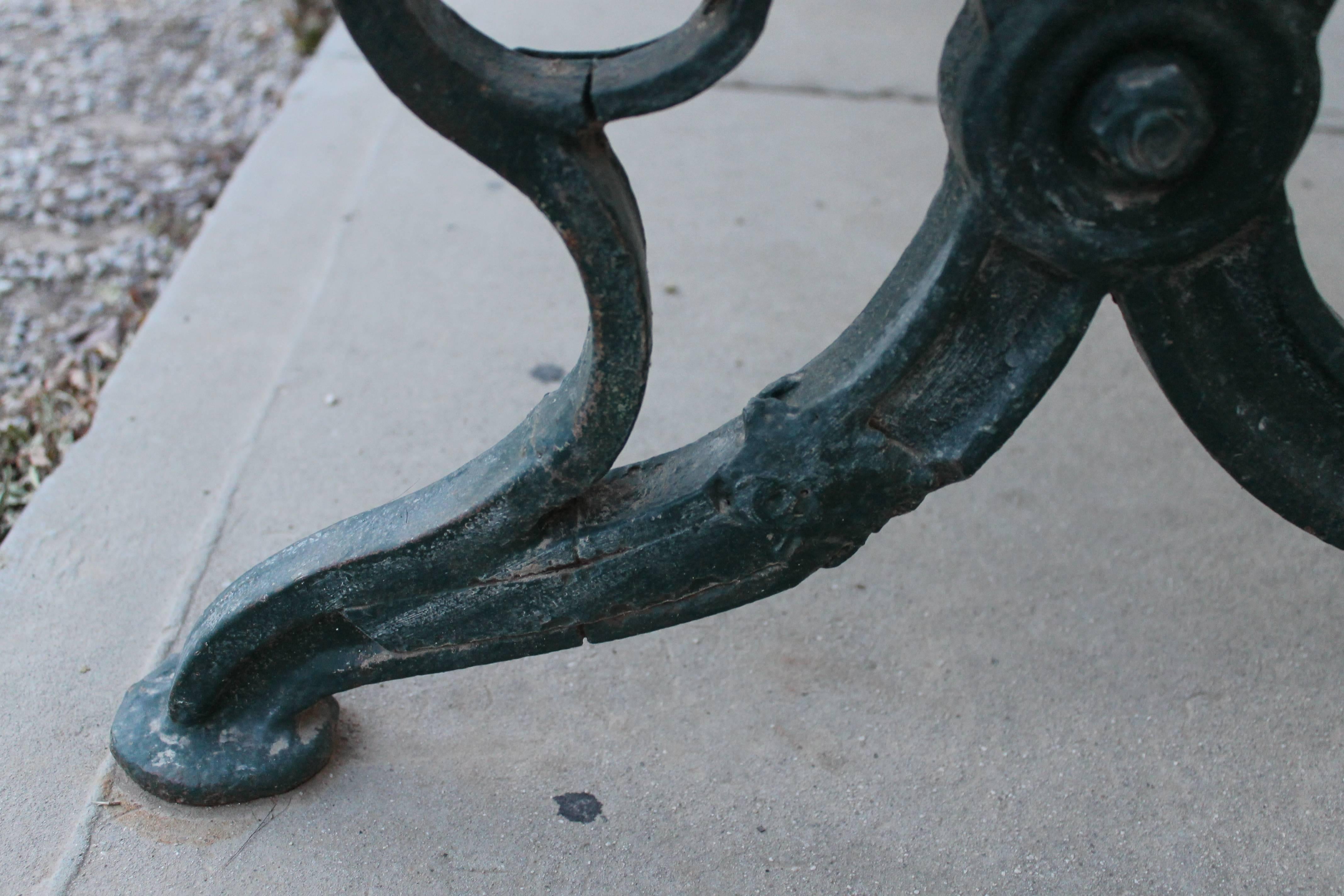 Pair of Iron Benches Belonged to Baron Franchetti, Hemingway's Friend 1