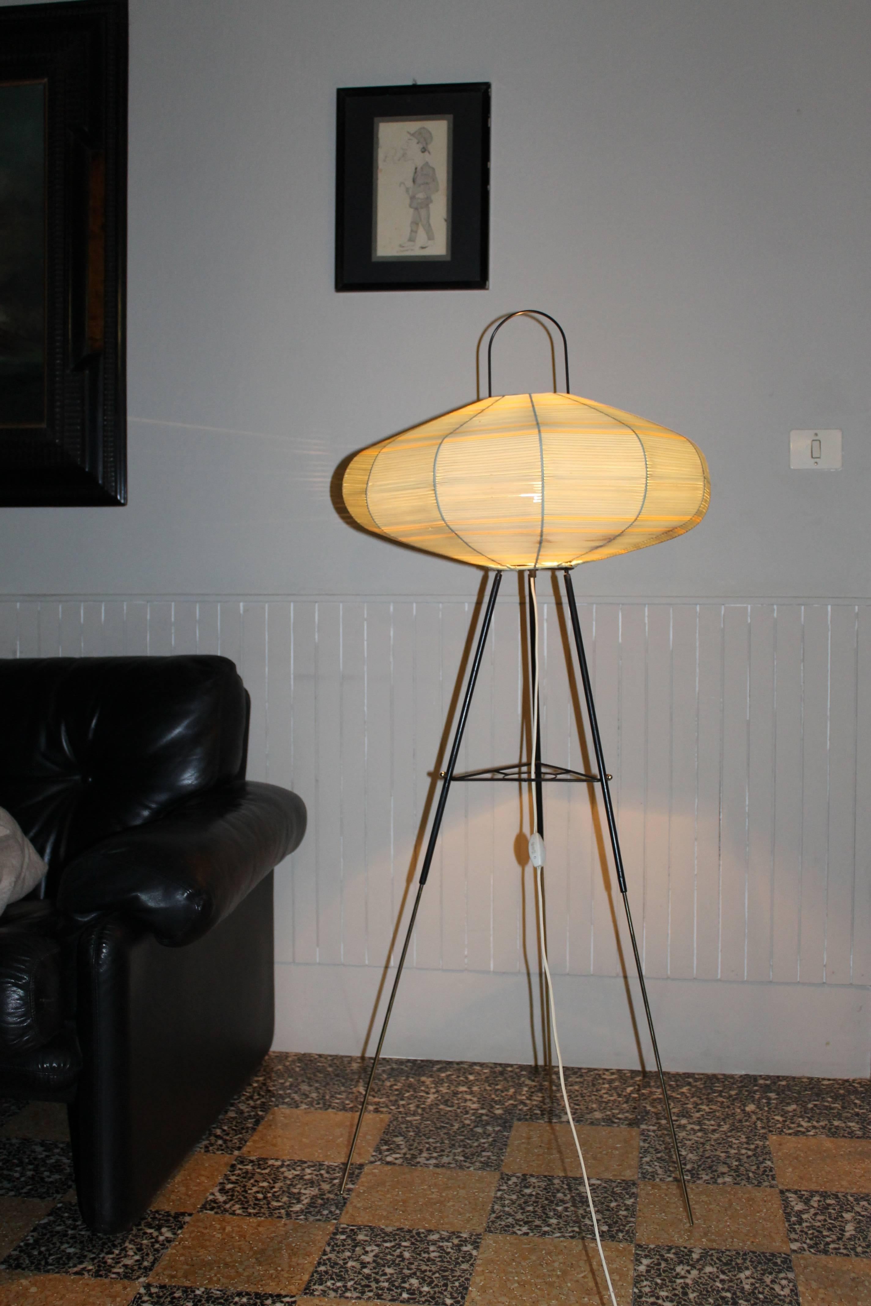 Italian 1950s Floor Lamp Stilnovo Style 4