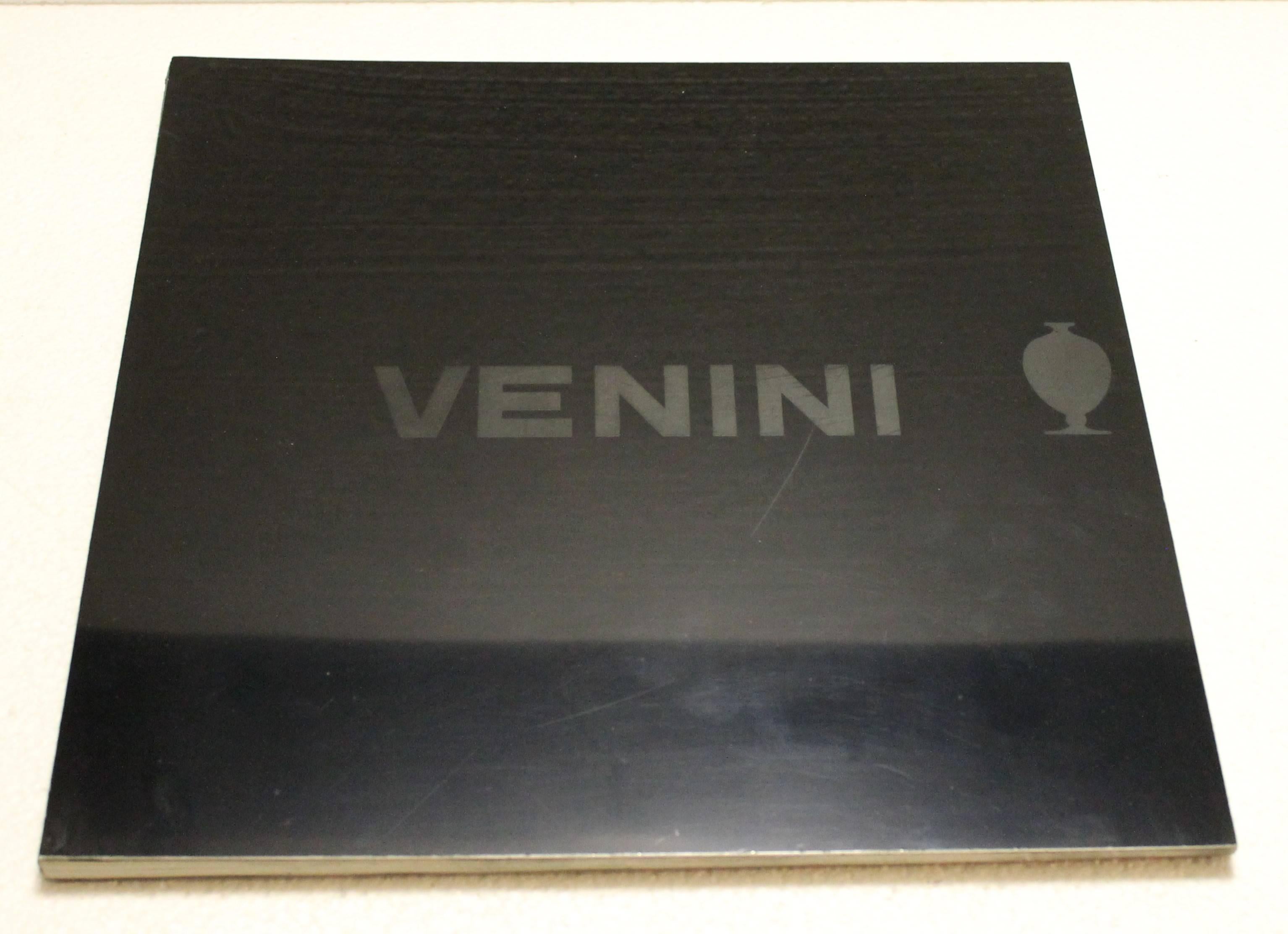 Venini book, 500 limited edition copies ed. 1978- 

Black aluminium cover 135 fine color illustrations.
