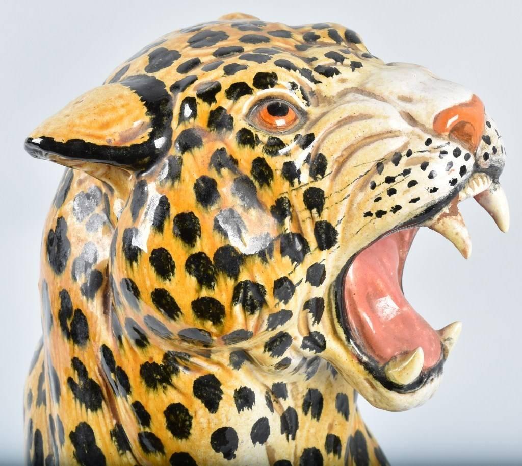 italian leopard statue