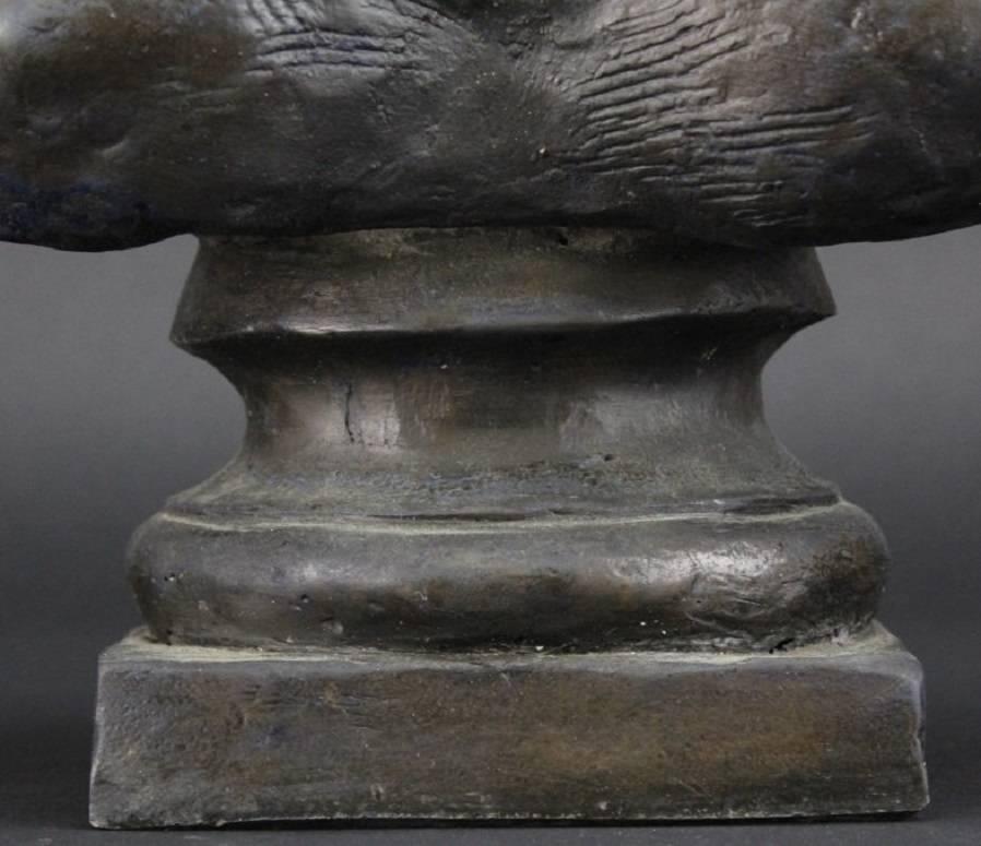 Mid-Century Modern 20th Century Bronze Female Bust by American Sculptor Wheeler Williams