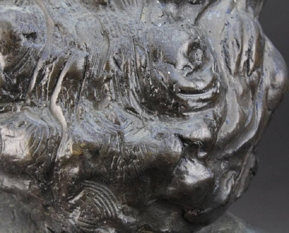 20th Century Bronze Female Bust by American Sculptor Wheeler Williams 1