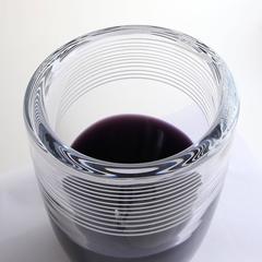 Substantial Art Glass Bowl by Studio Glashyttan i Åhus Ab, Sweden, 2001