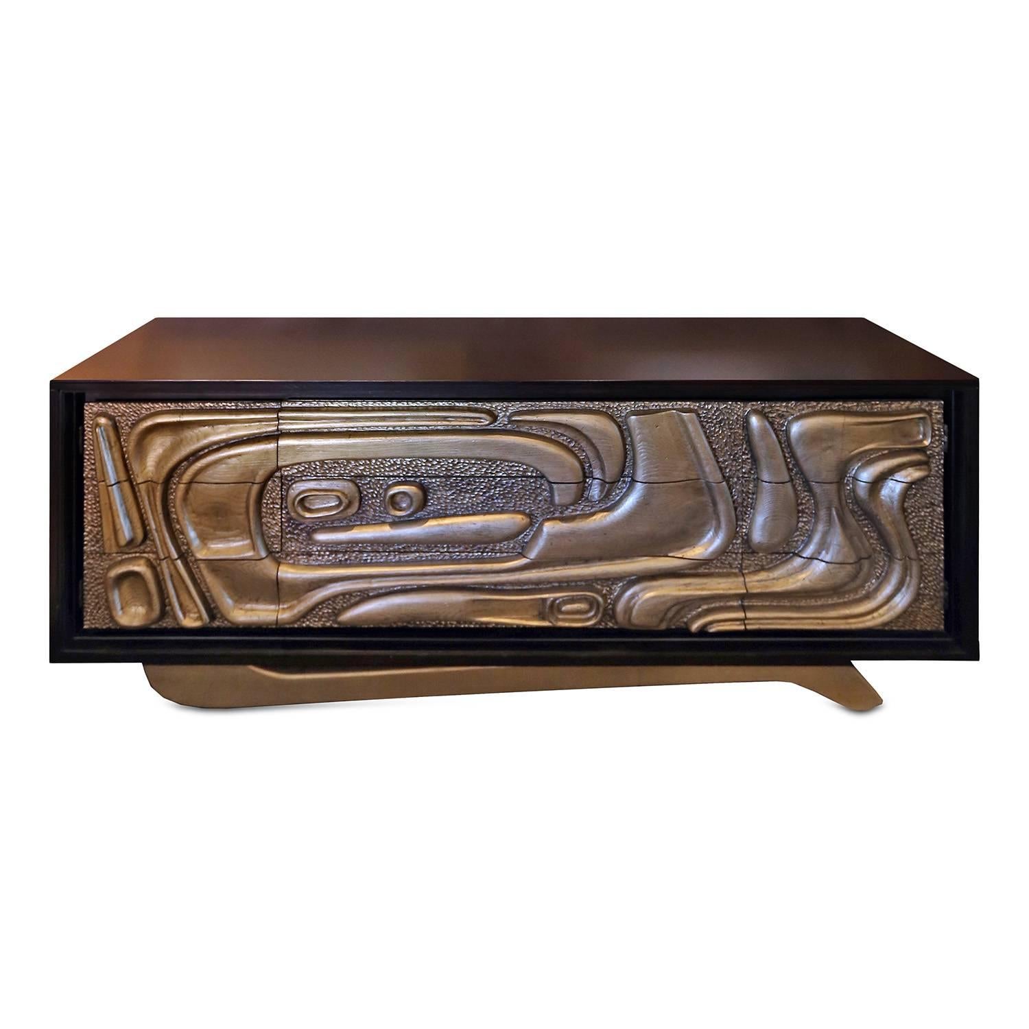 Reimagined Witco Oceanic Sculptural Credenza By Pulaski For At Reimagined Witco Oceanic Sculptural Credenza By Pulaski For At 1stdibs
