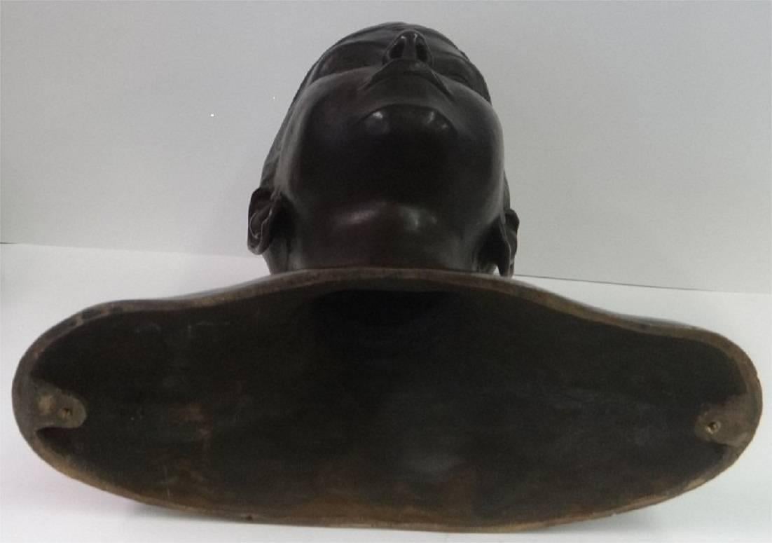 Bronze Bust of Handsome Young Man, circa 1920s 1