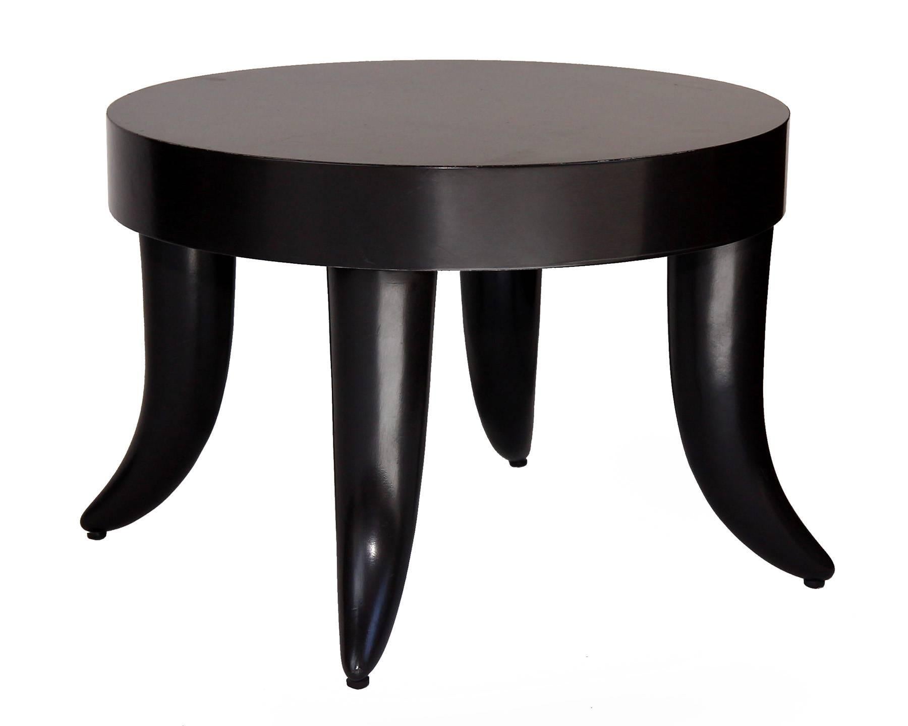 20th Century Tusk Stool by Bill Sofield for Baker Furniture For Sale