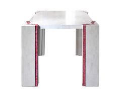 Tessellated Marble Dining Table in Art Deco Revival Style