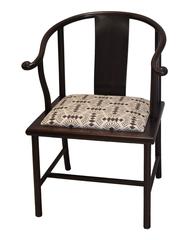 Pair of 20th Century Smith & Watson Horseshoe Style Asian Chairs