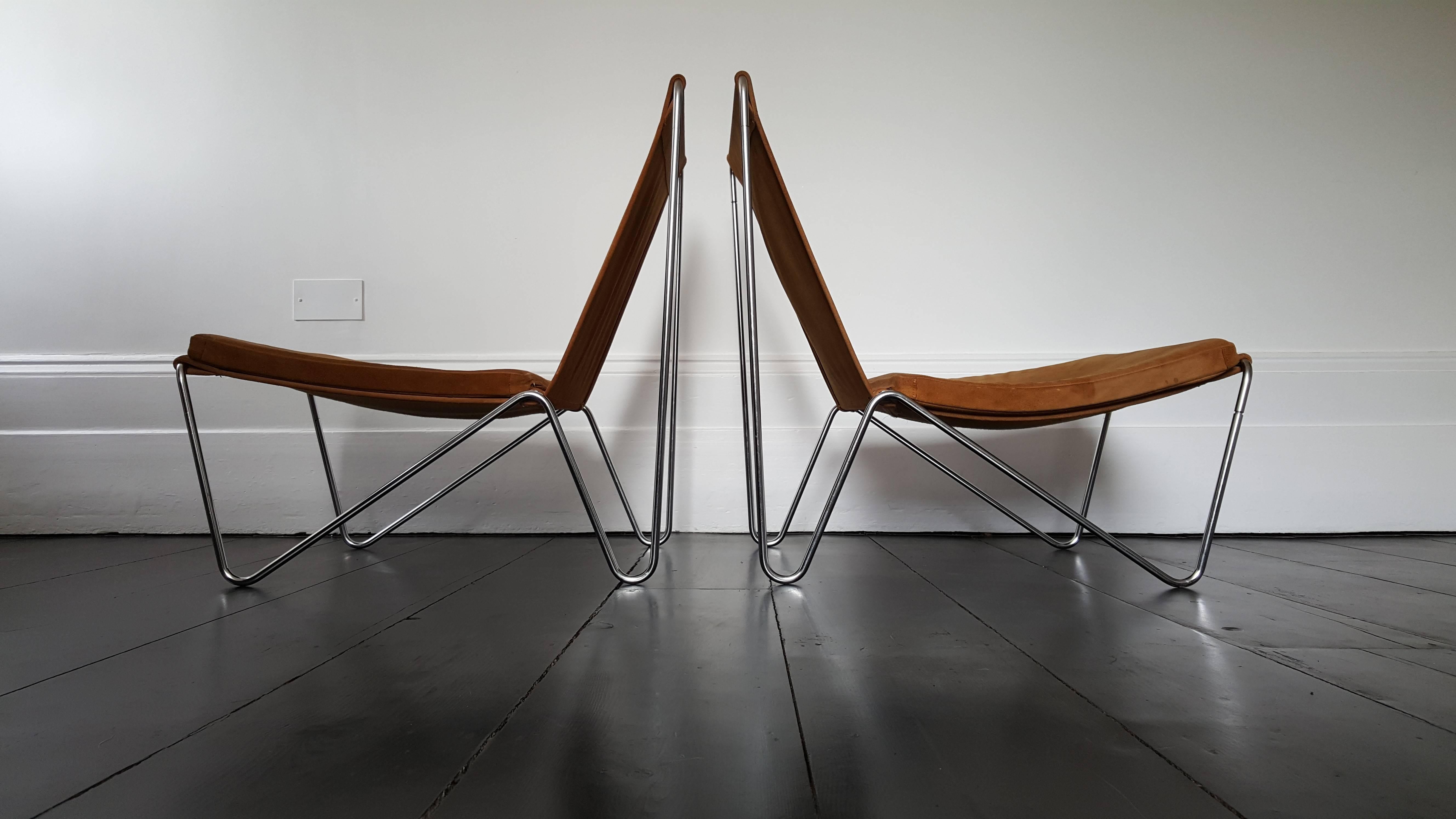Danish Verner Panton 'Bachelor' Easy Chairs, Manufactured by Fritz Hansen, Denmark