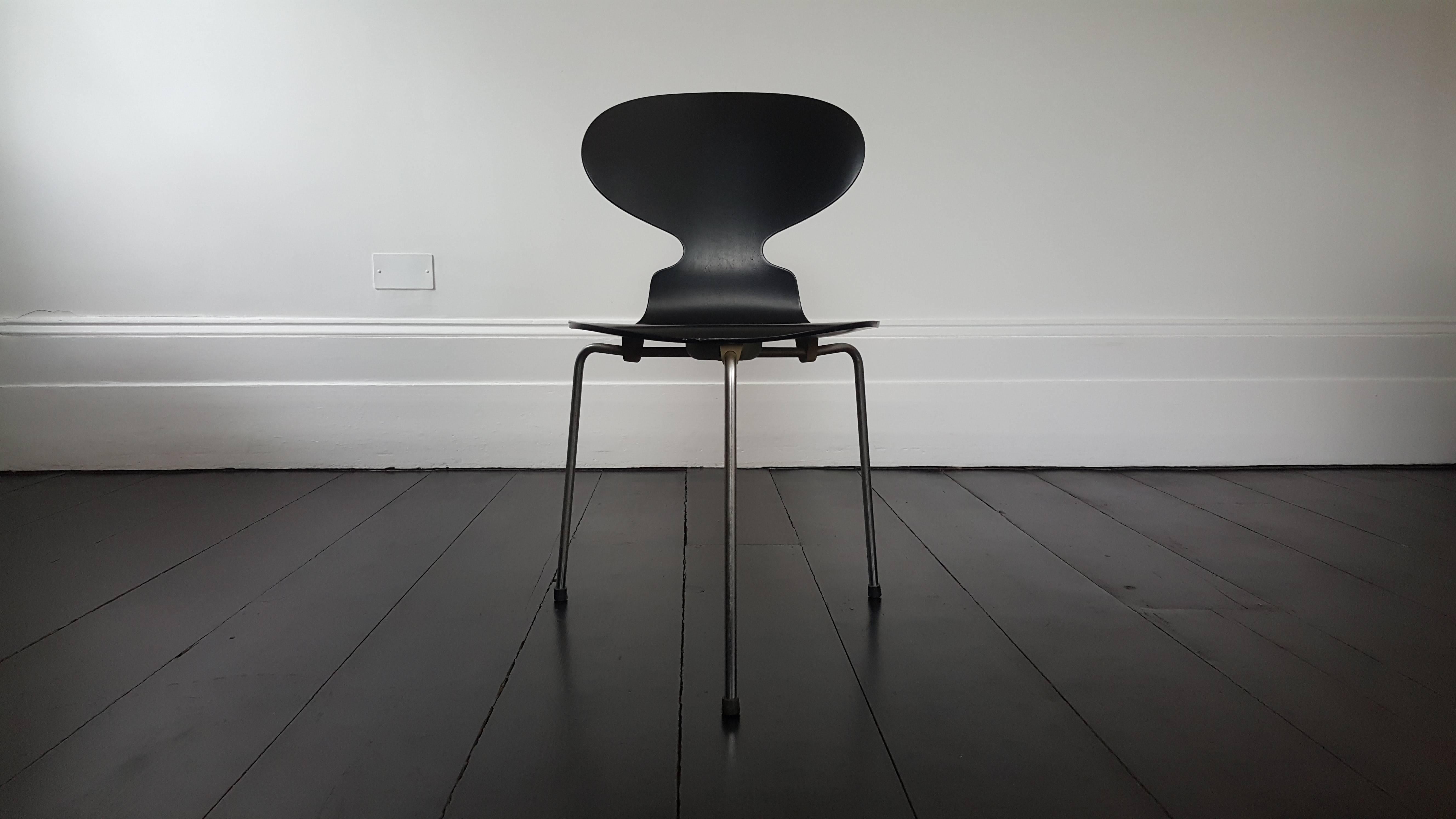 Steel Model 3100 'Ant' Chair by Arne Jacobsen for Fritz Hansen, Designed 1952