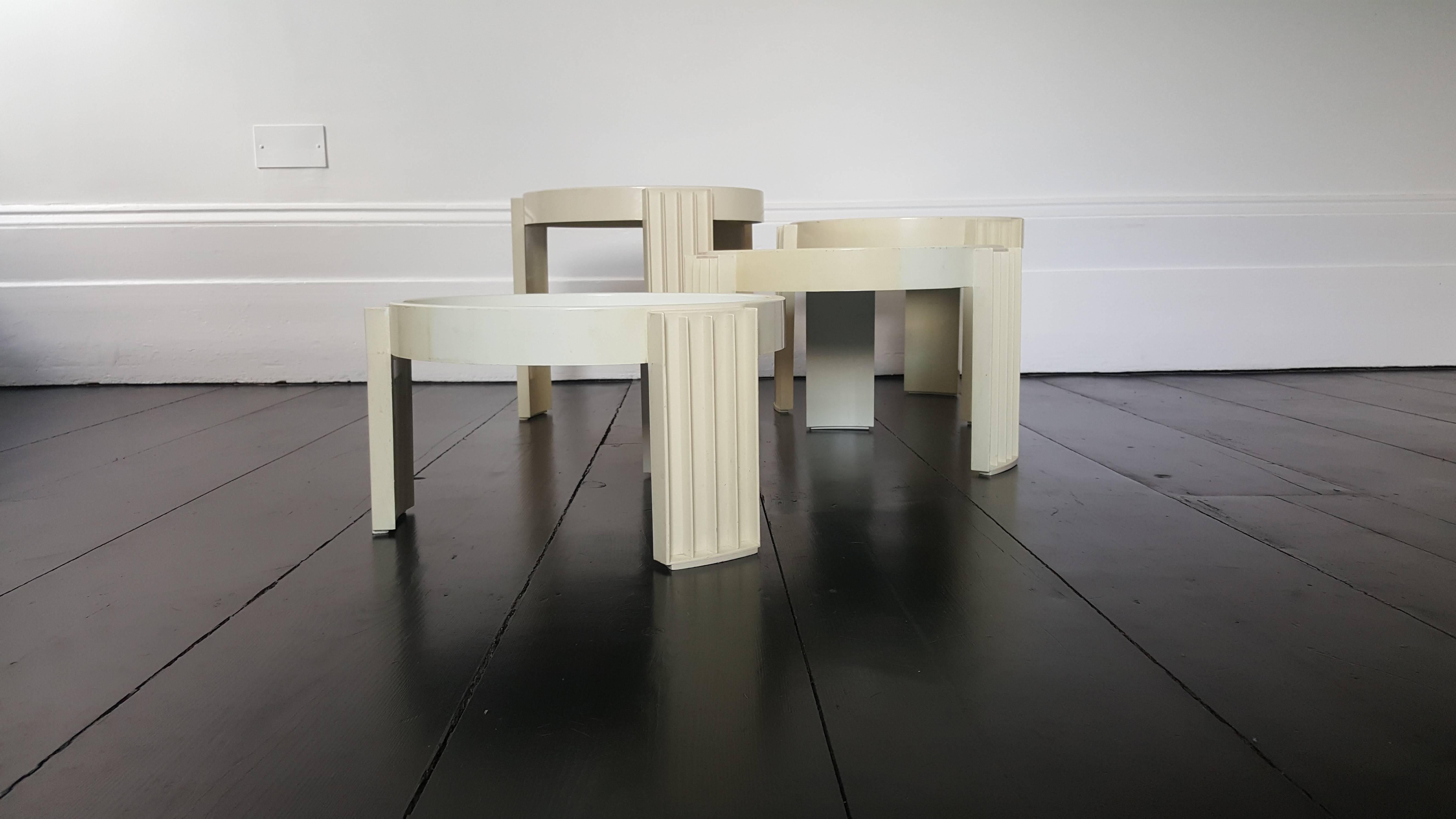 set of four stacking tables