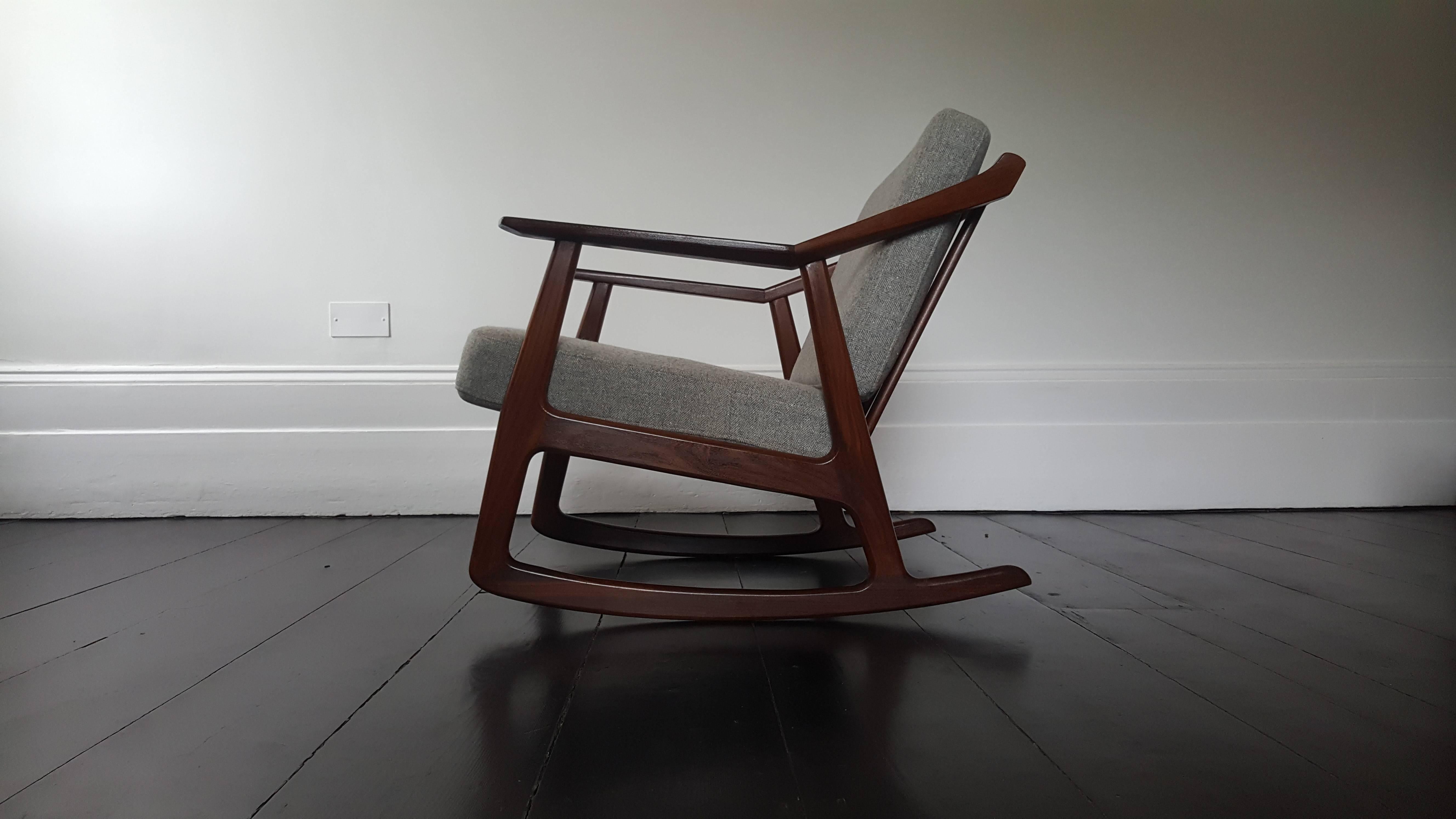 Mid-Century Rocker Designed by H. Brockmann-Petersen 1