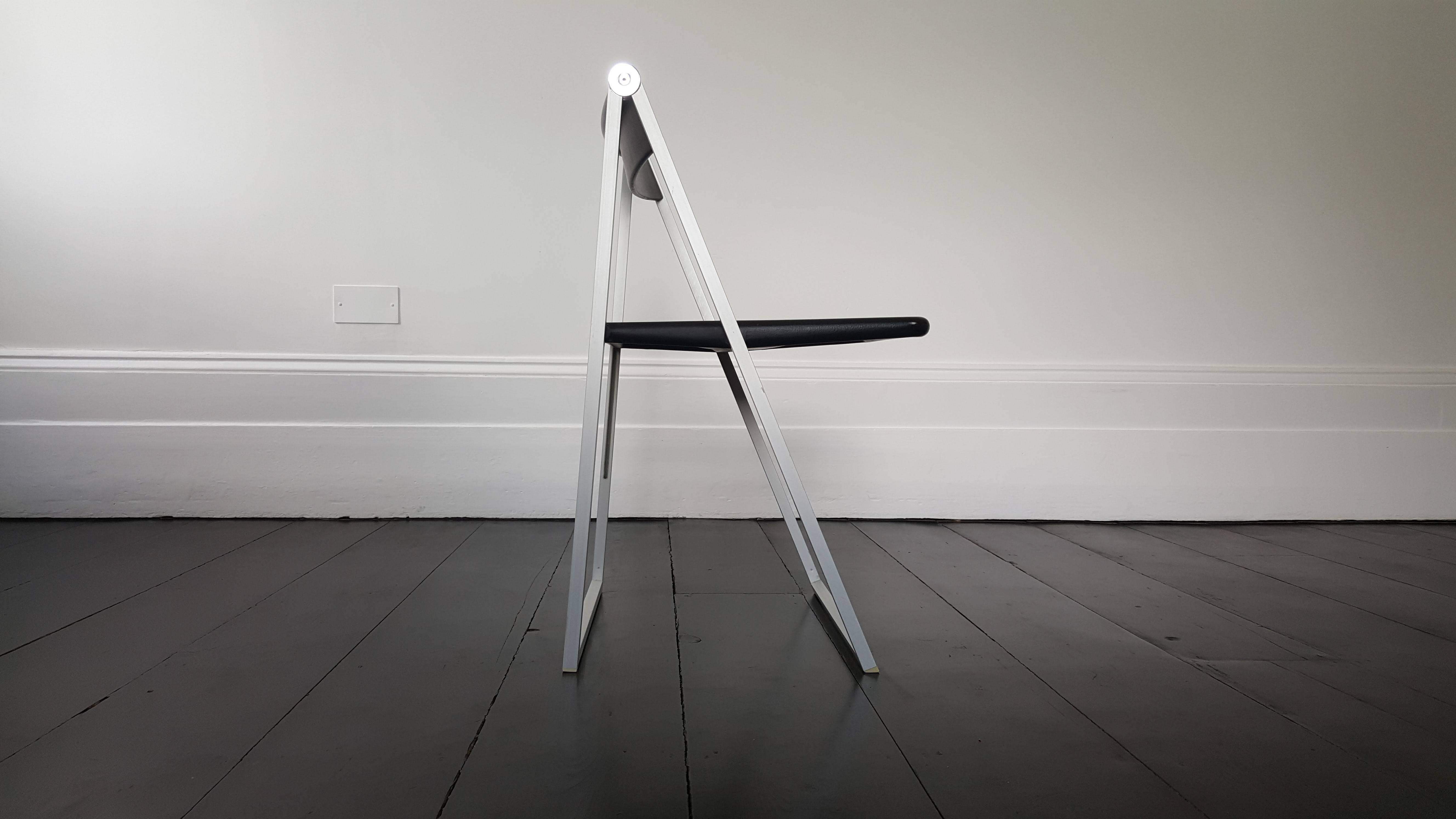 Folding Chair, Designed in 1971 by Team Form AG, Manufactured by Interlübke (Moderne der Mitte des Jahrhunderts)