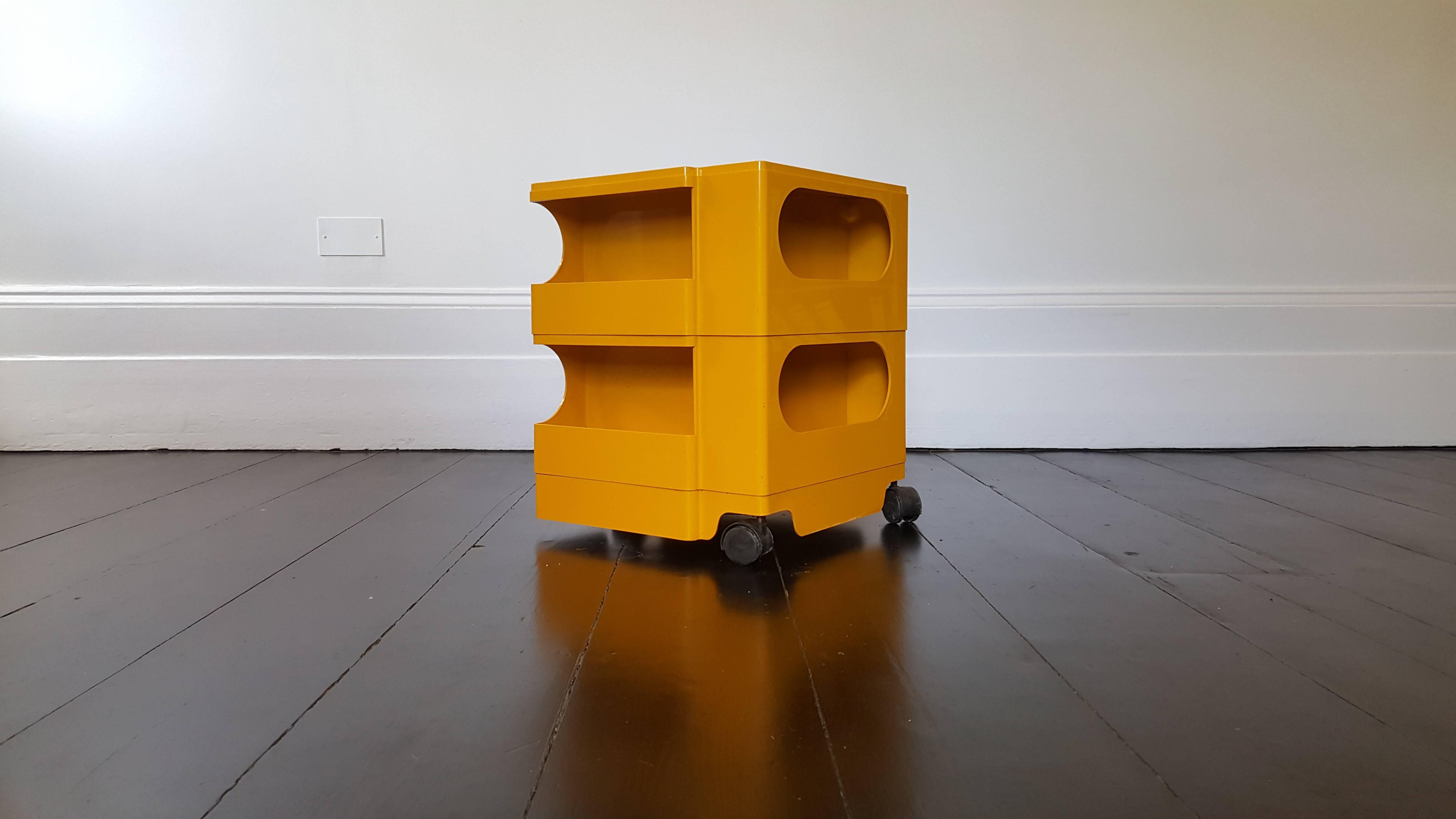 A Vintage Italian 'Boby' Trolley Storage Unit by Joe Colombo for Bieffeplast
 
The Boby portable storage unit was designed by Joe Colombo and launched in 1970. Amongst many awards its received its first was at SMAU in 1971, it is part of the
