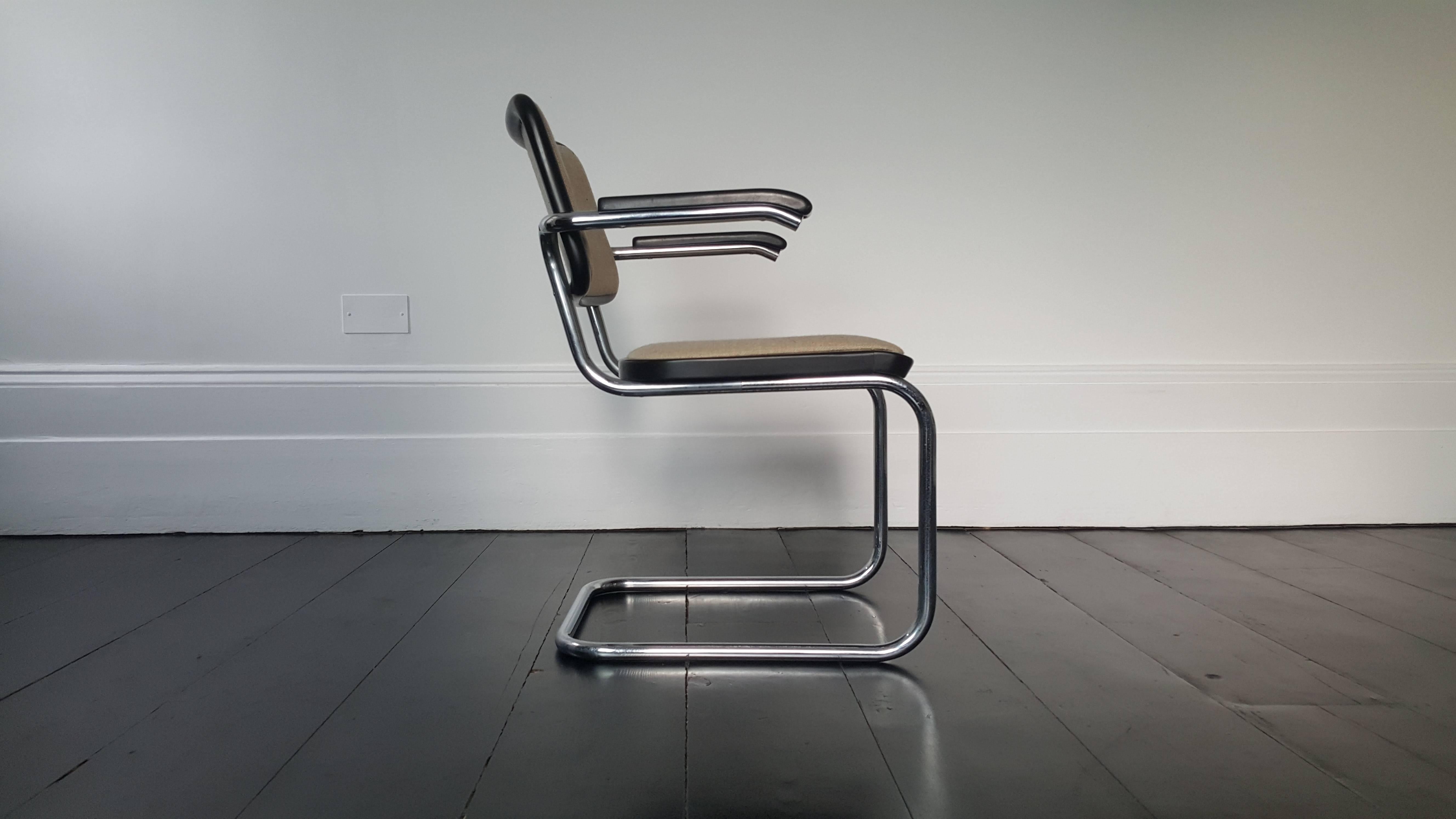Lacquered Marcel Breuer S 64 for Thornet Chair