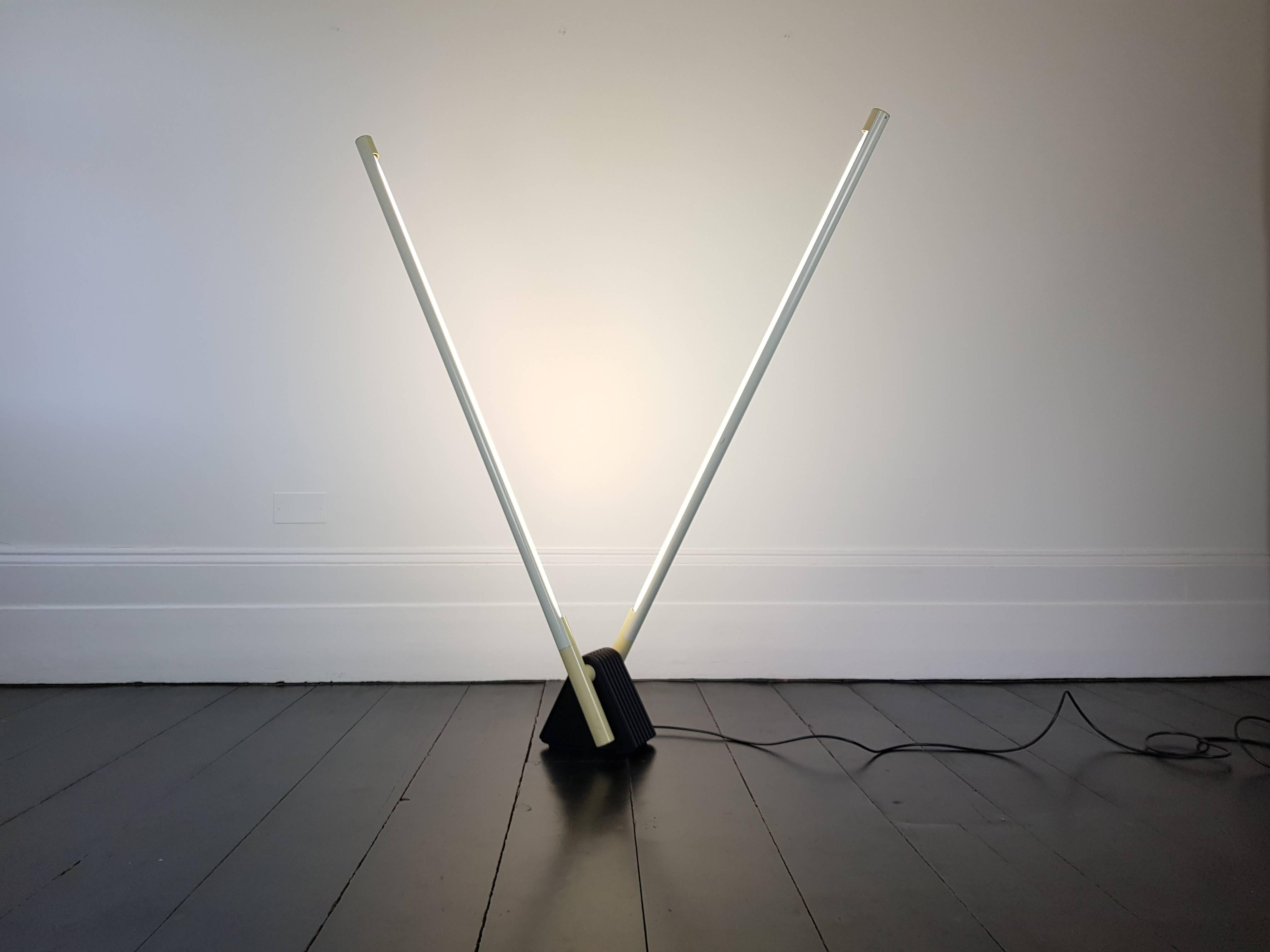 Post-Modern Systema Flu Multi Lamp by Rodolfo Bonetto for Luci, Italy, 1981