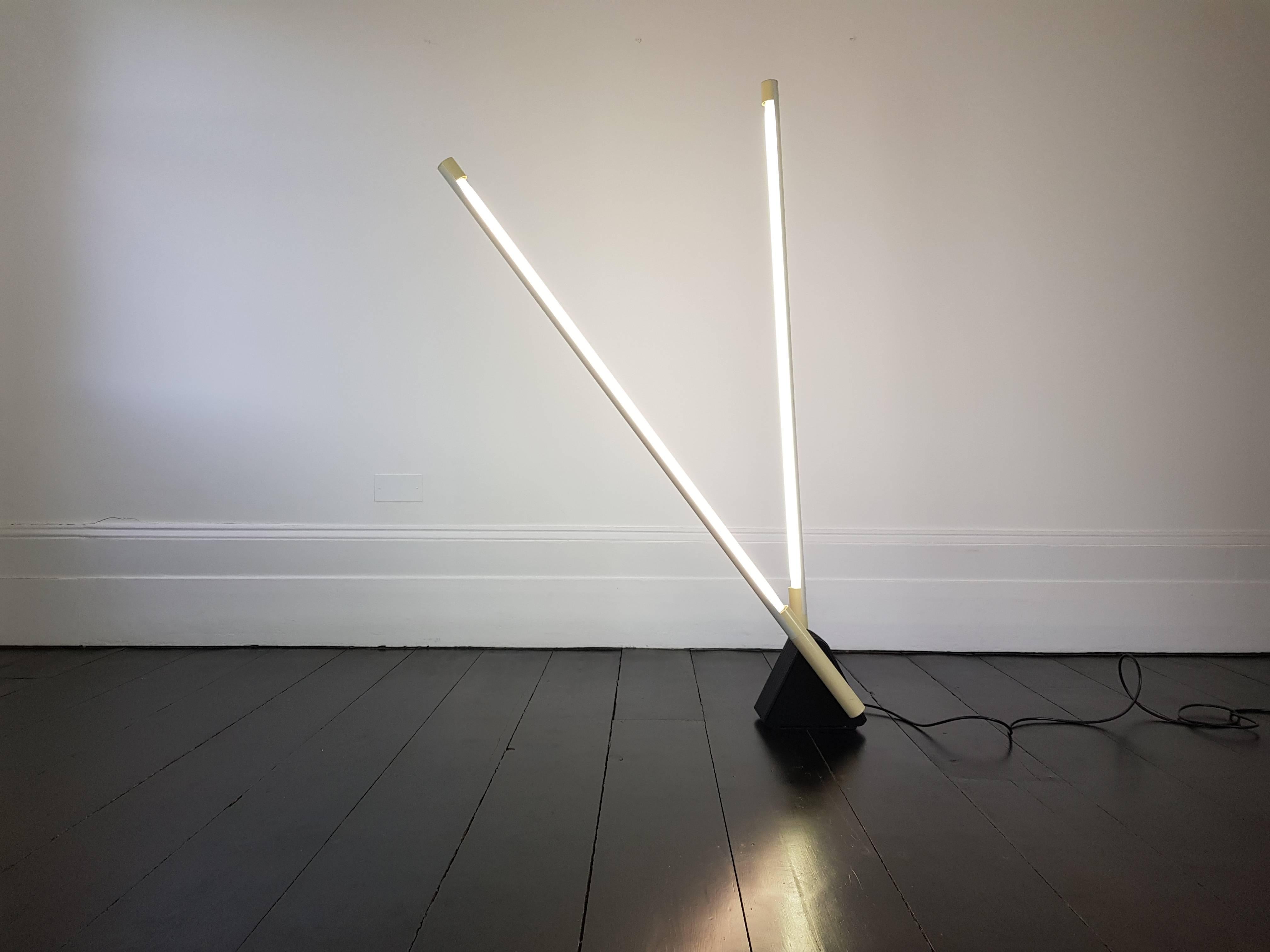 Systema Flu Multi Lamp by Rodolfo Bonetto for Luci, Italy, 1981 In Good Condition In London Road, Baldock, Hertfordshire