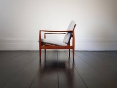 Illum Wikkelsø Designed 'EK' Armchair, Manufactured by N. Eilersen, Denmark