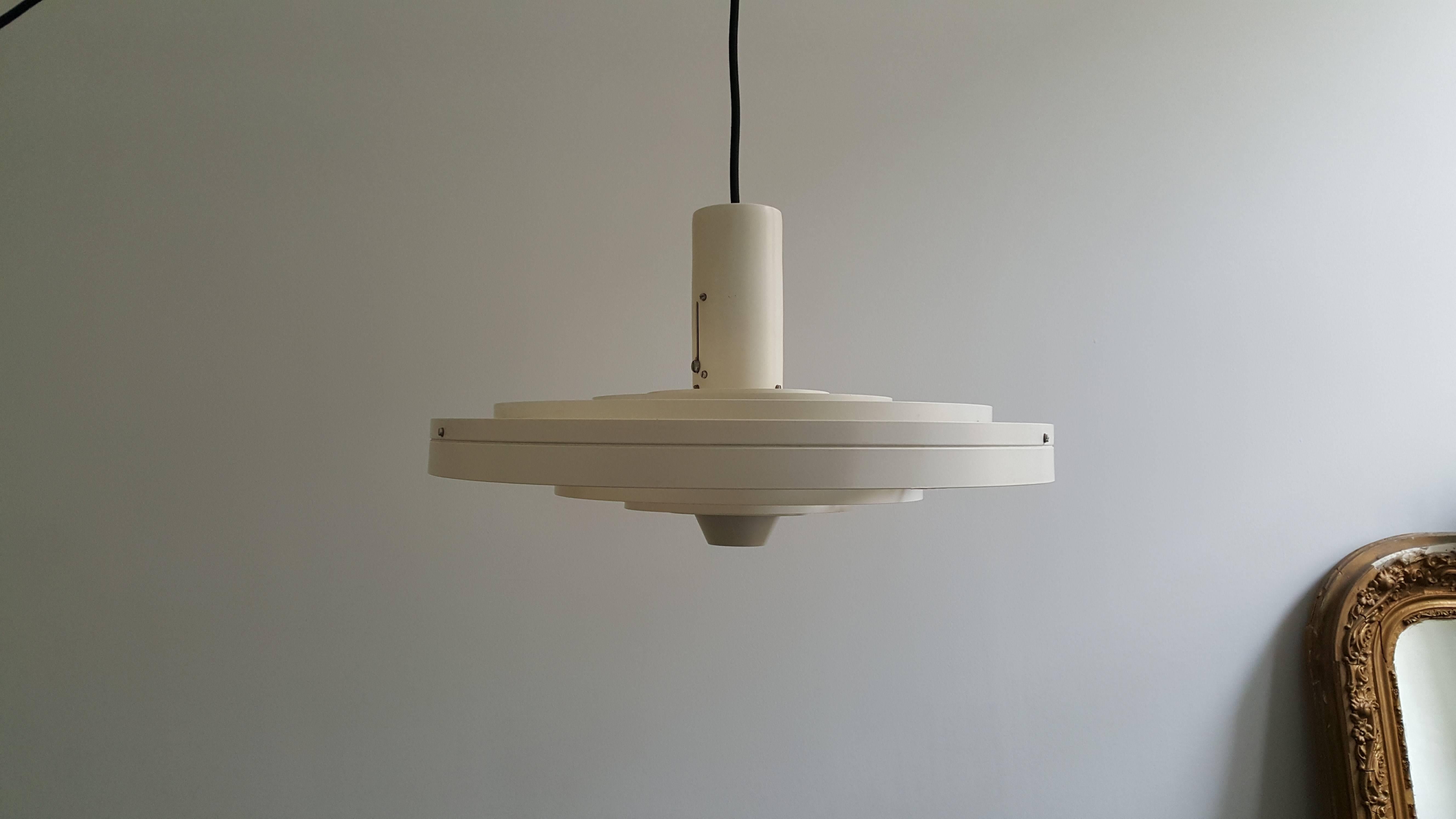 Sophus Frandsen Fibonnacci Pendant Light in White for Fog & Mørup, Denmark In Fair Condition In London Road, Baldock, Hertfordshire