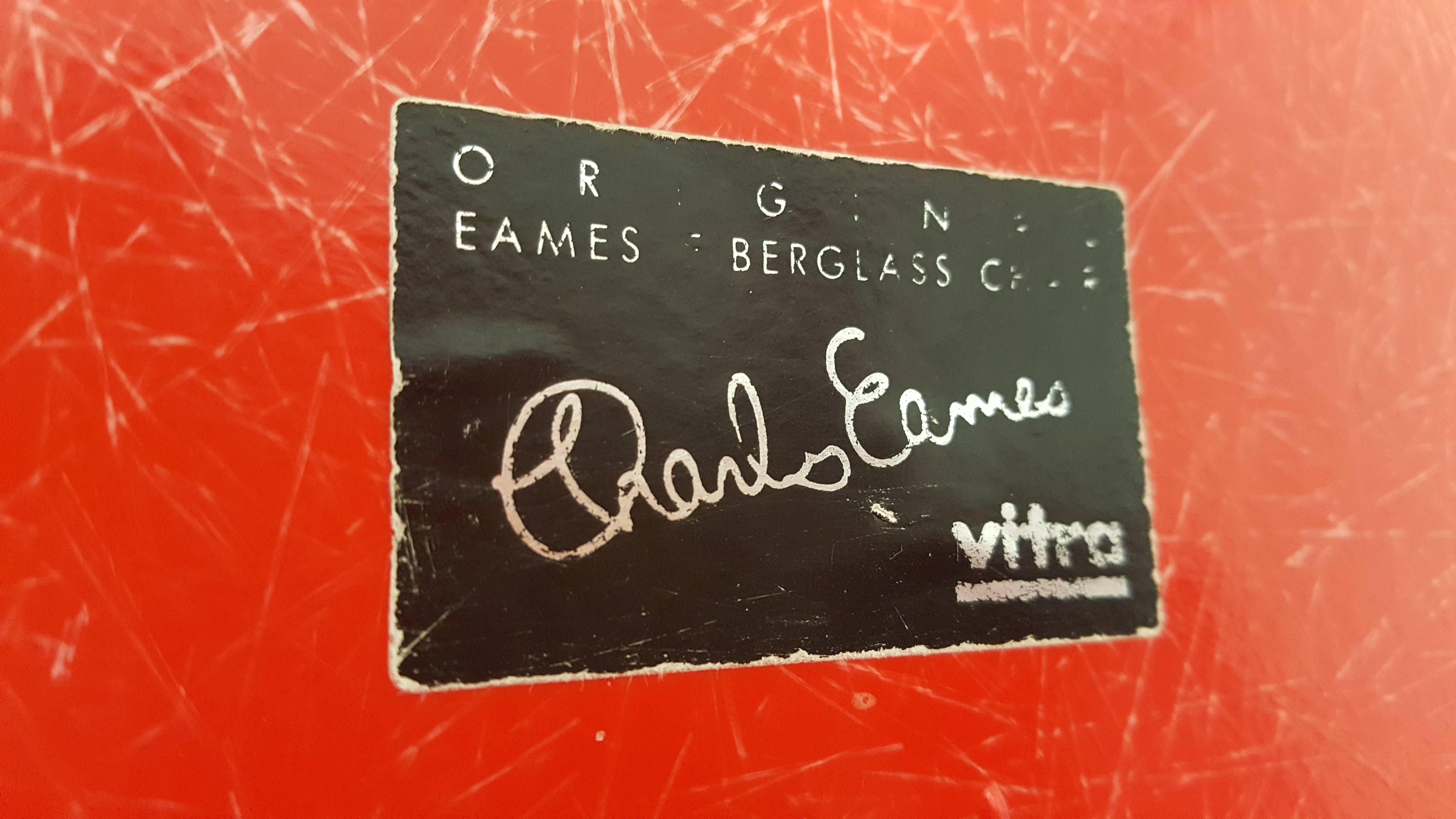 Mid-Century Modern Original Vintage Set of Charles & Ray Eames DSX Chairs for Herman Miller
