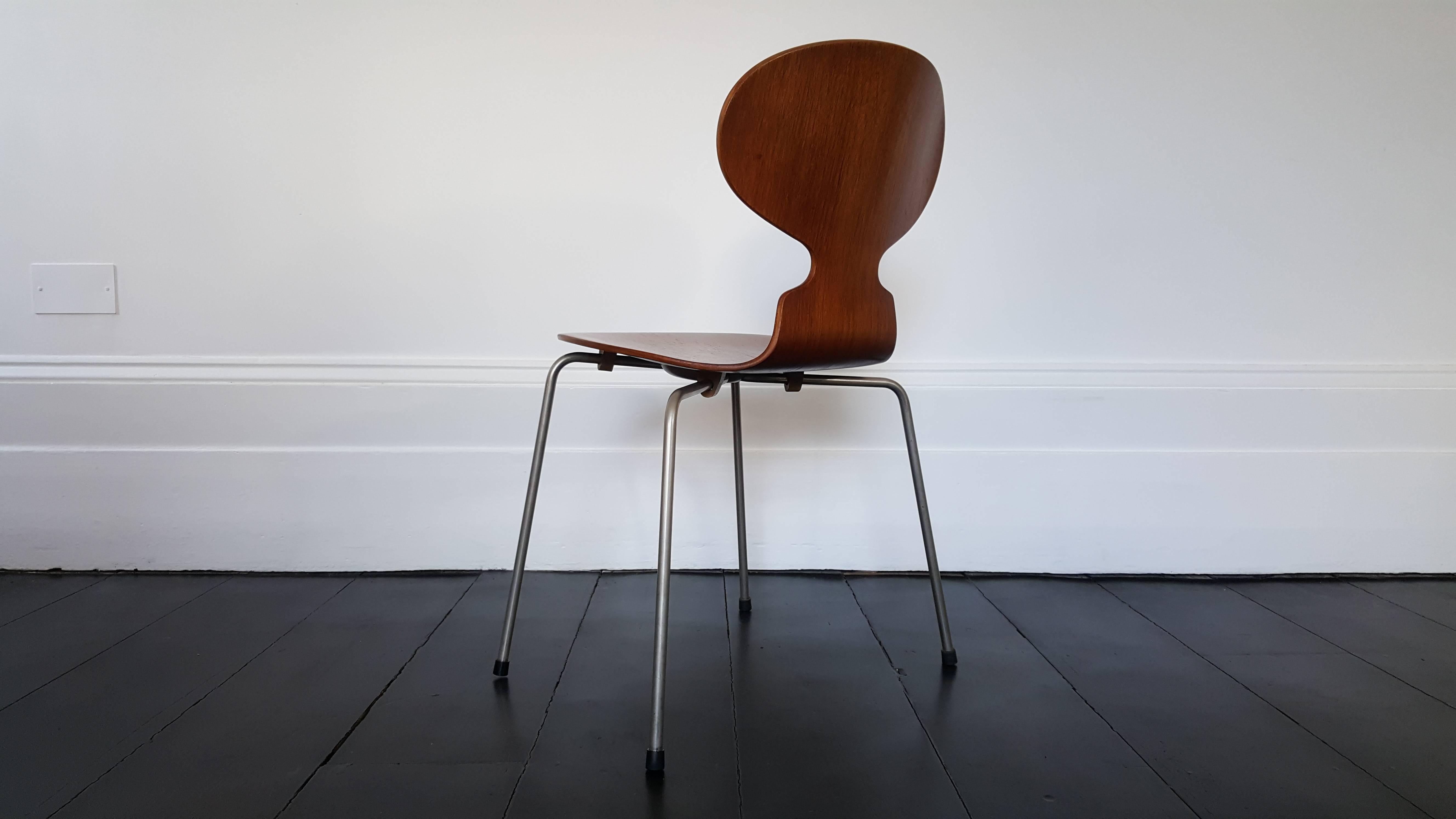 Mid-Century Modern Model 3100 'Ant' Chair by Arne Jacobsen for Fritz Hansen, 1952