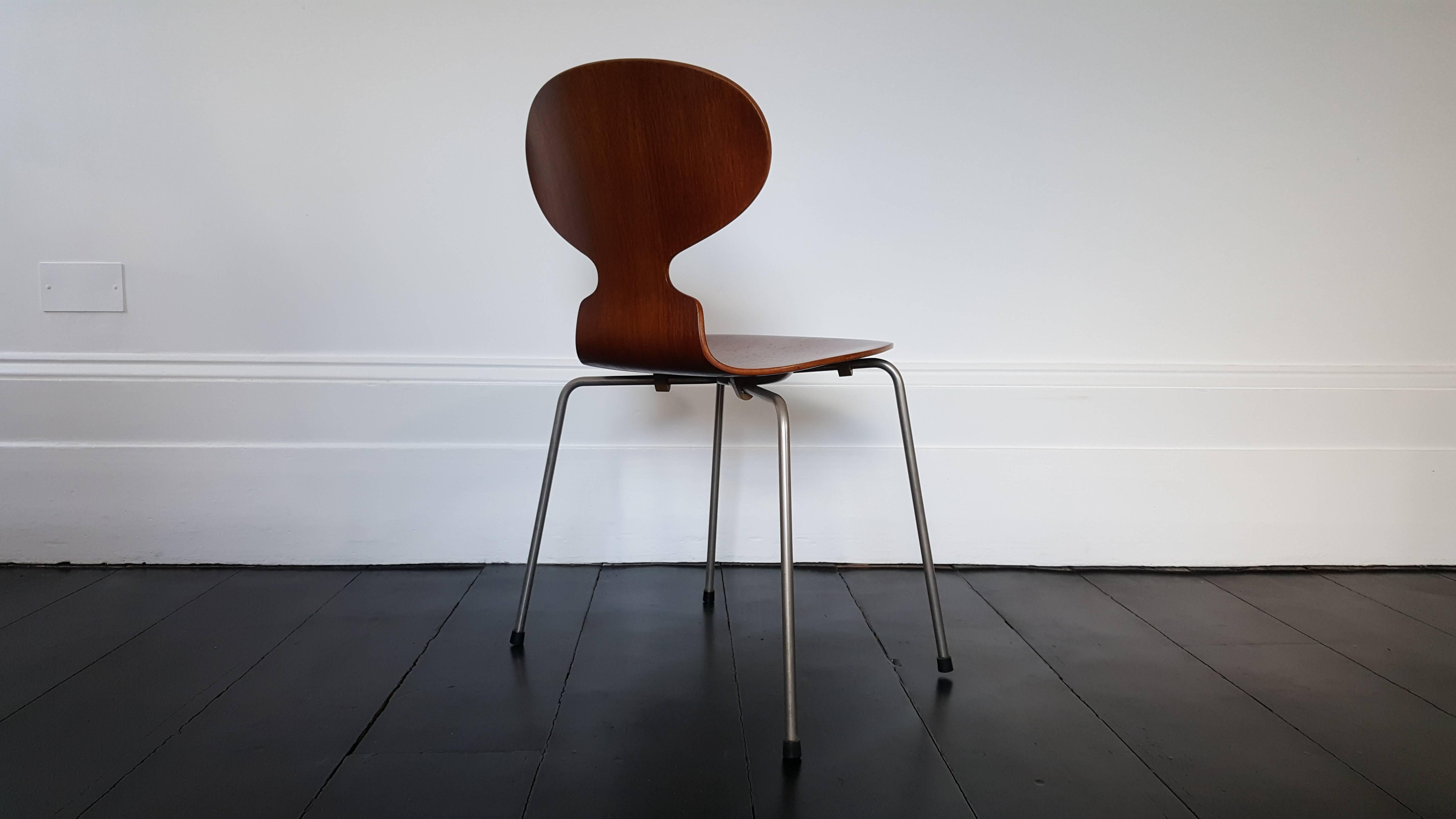 Danish Model 3100 'Ant' Chair by Arne Jacobsen for Fritz Hansen, 1952