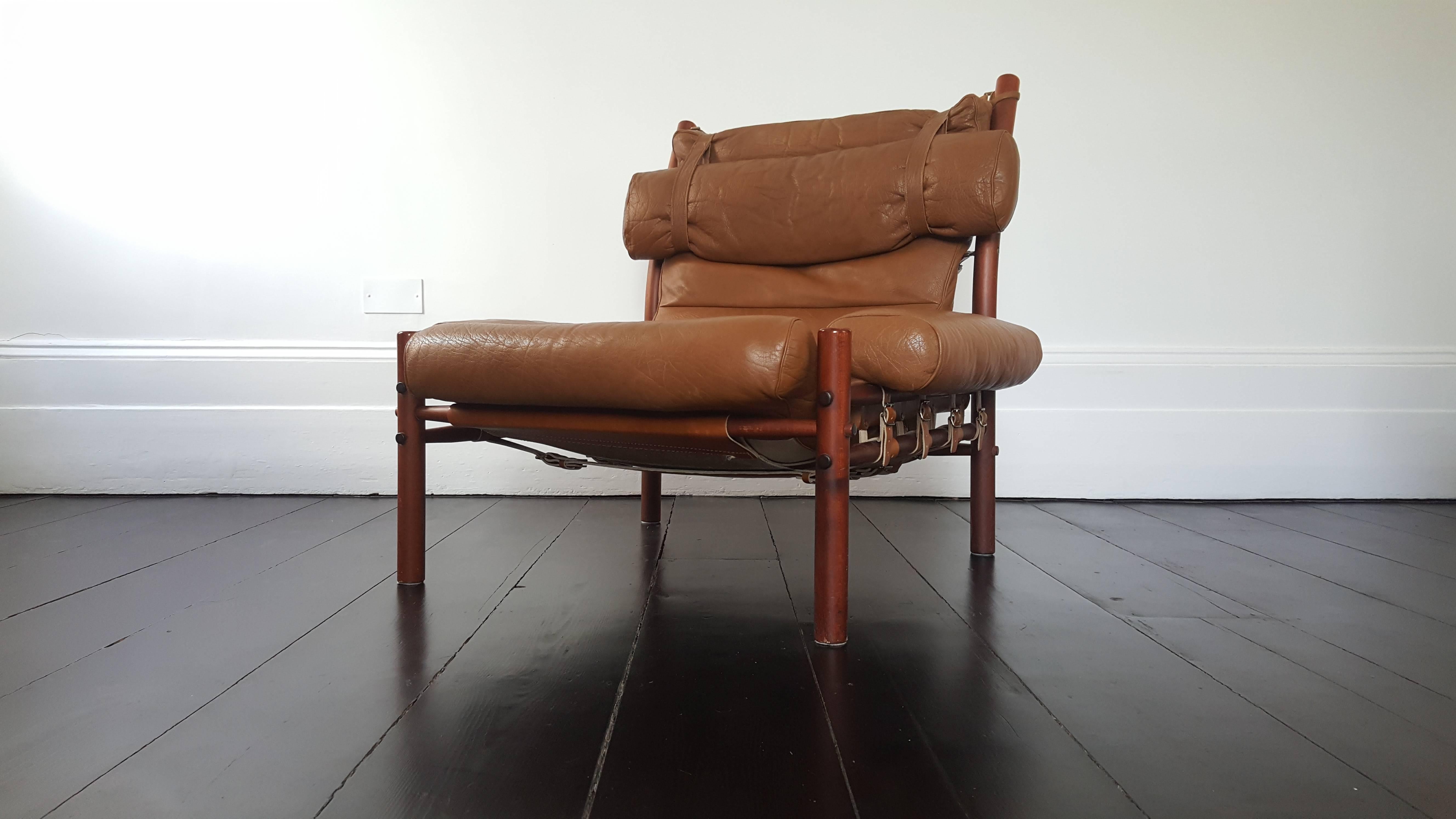 20th Century Inca Chair by Swedish Designer Arne Norell for Norell Mobler