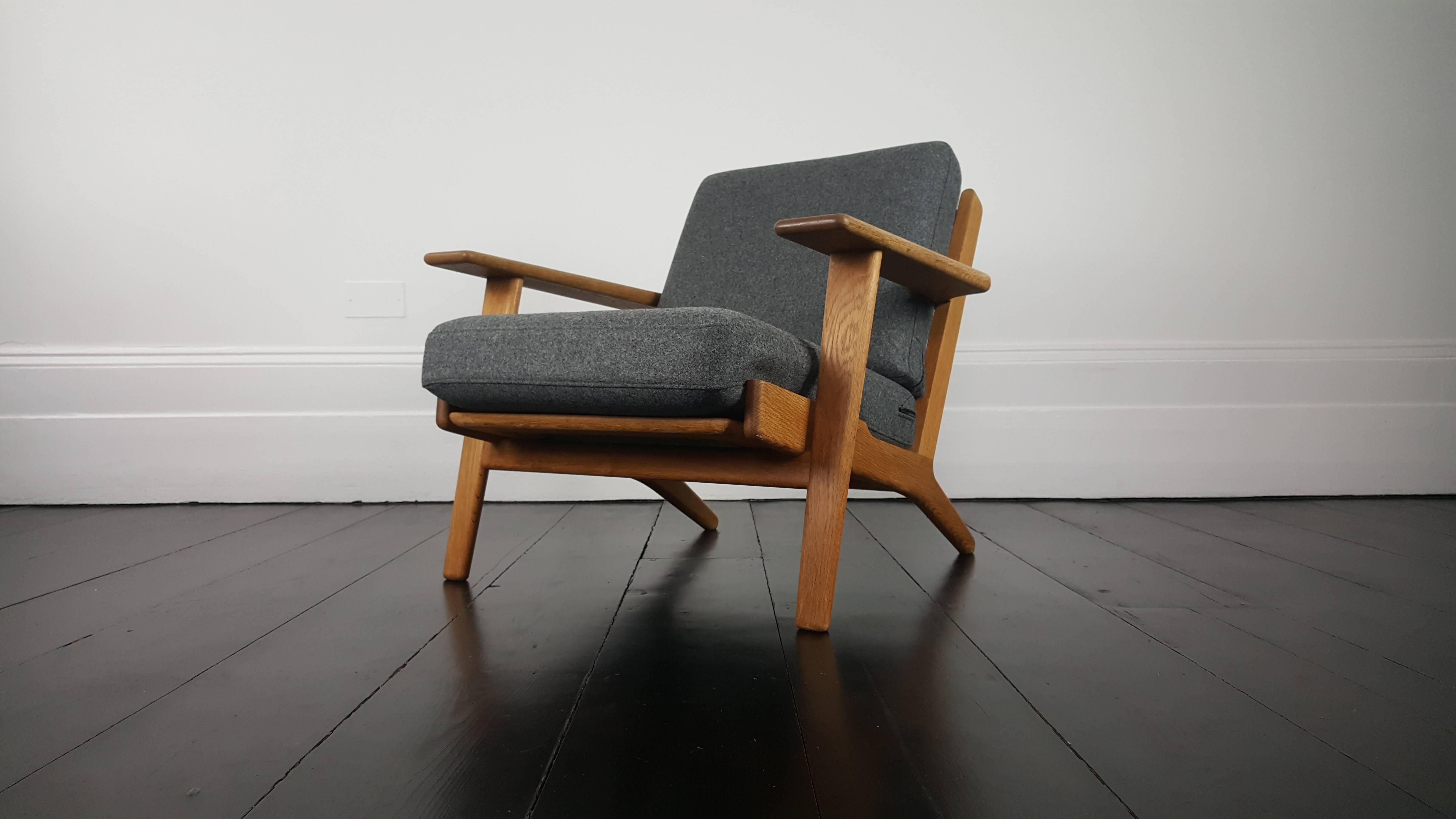 Danish Original Vintage Hans Wegner GE290 Armchair for GETAMA, Denmark, 1950s