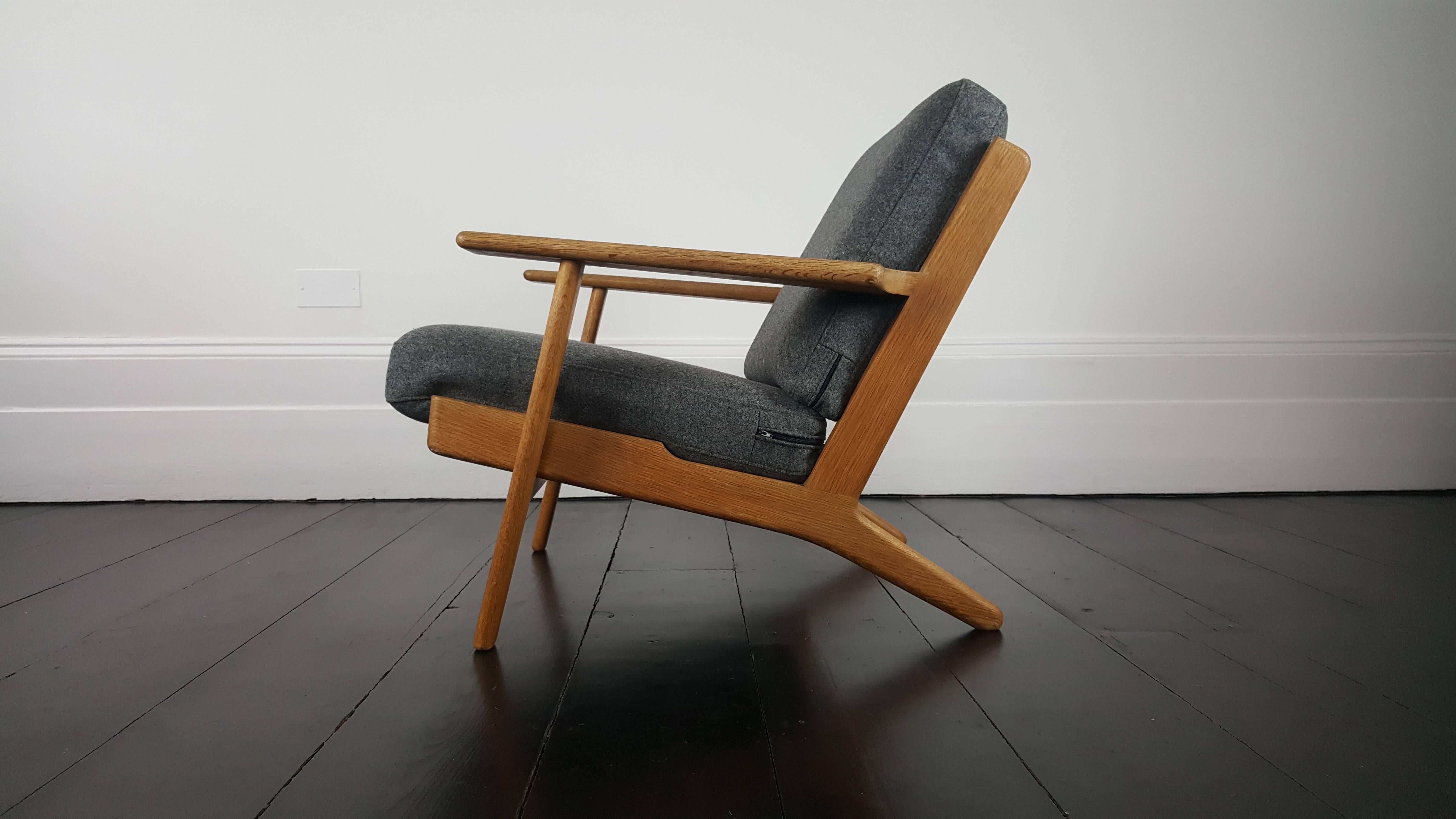 20th Century Original Vintage Hans Wegner GE290 Armchair for GETAMA, Denmark, 1950s