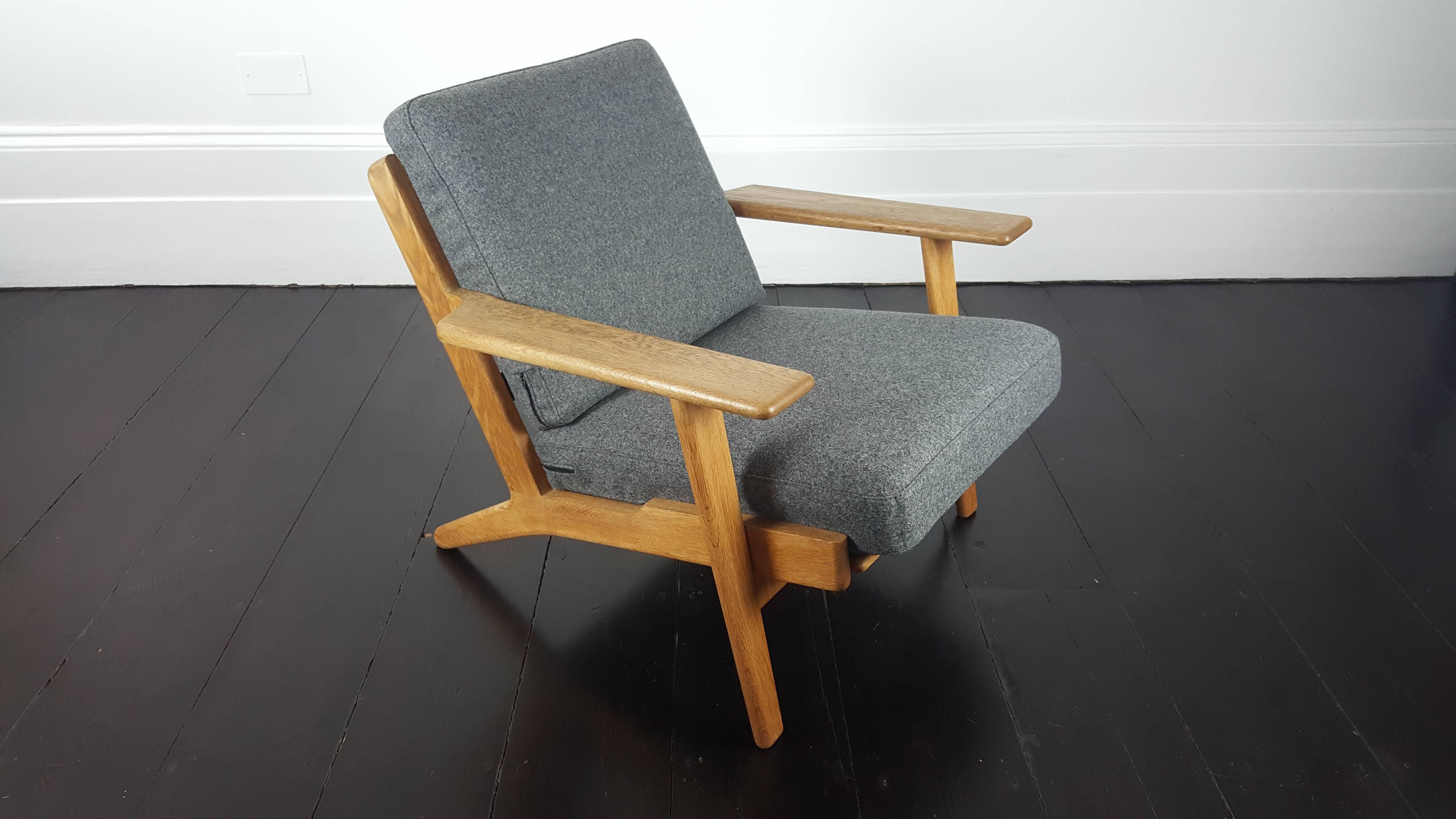 Original Vintage Hans Wegner GE290 Armchair for GETAMA, Denmark, 1950s 1