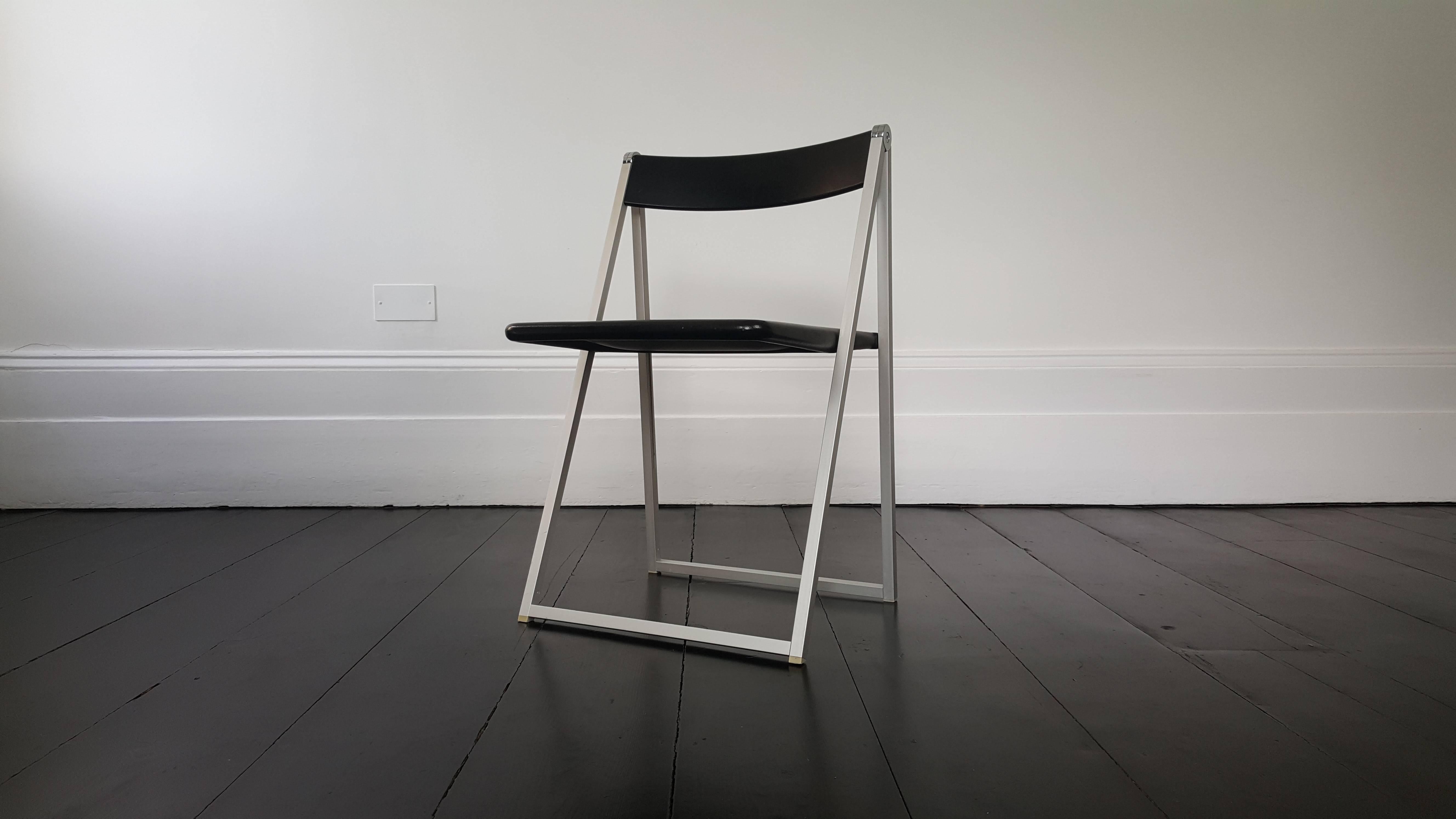 Folding Chair, Designed in 1971 by Team Form AG, Manufactured by Interlübke (Deutsch)