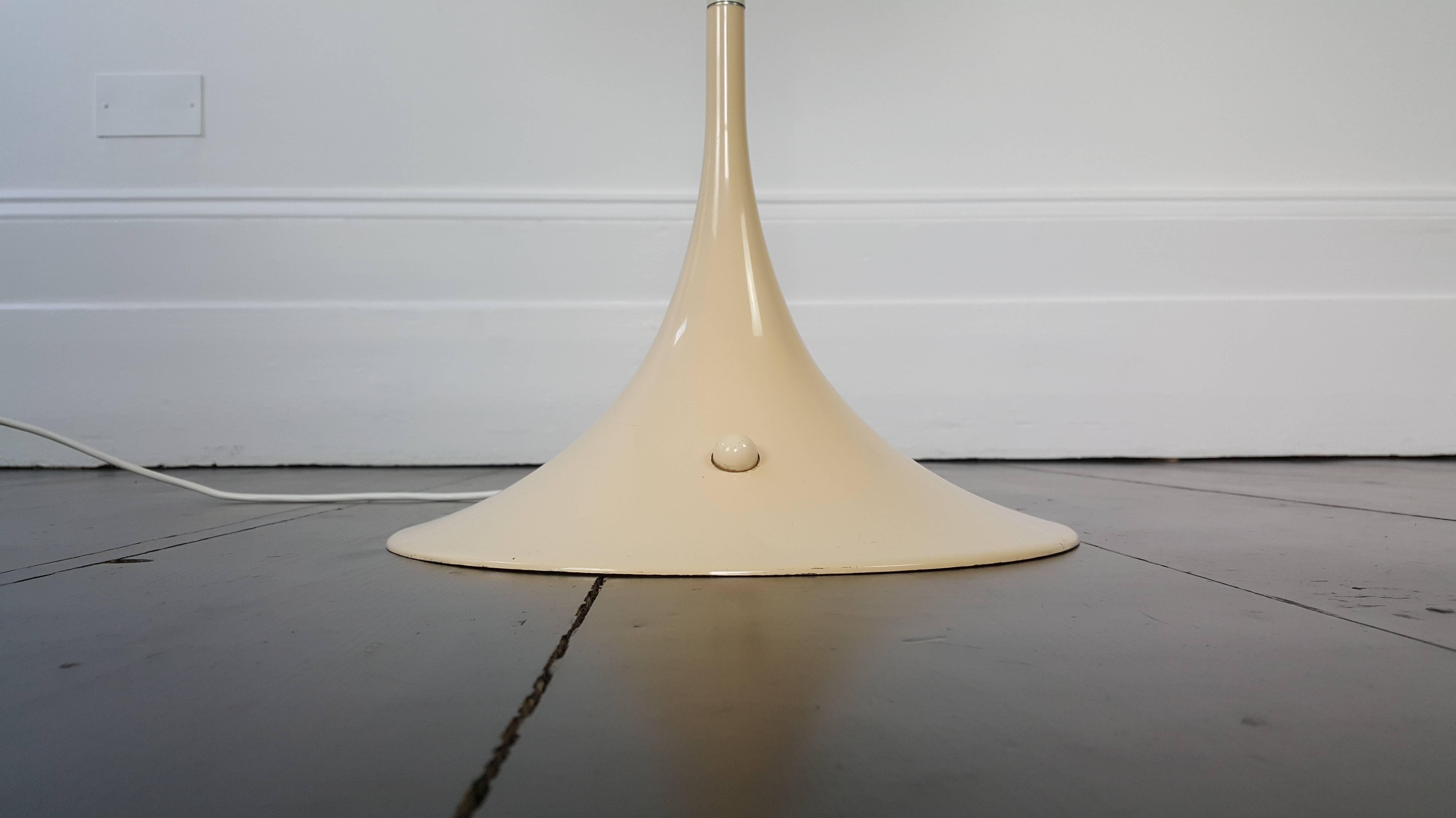 Steel Original Vintage Panthella Floor Lamp Designed by Verner Panton, 1971