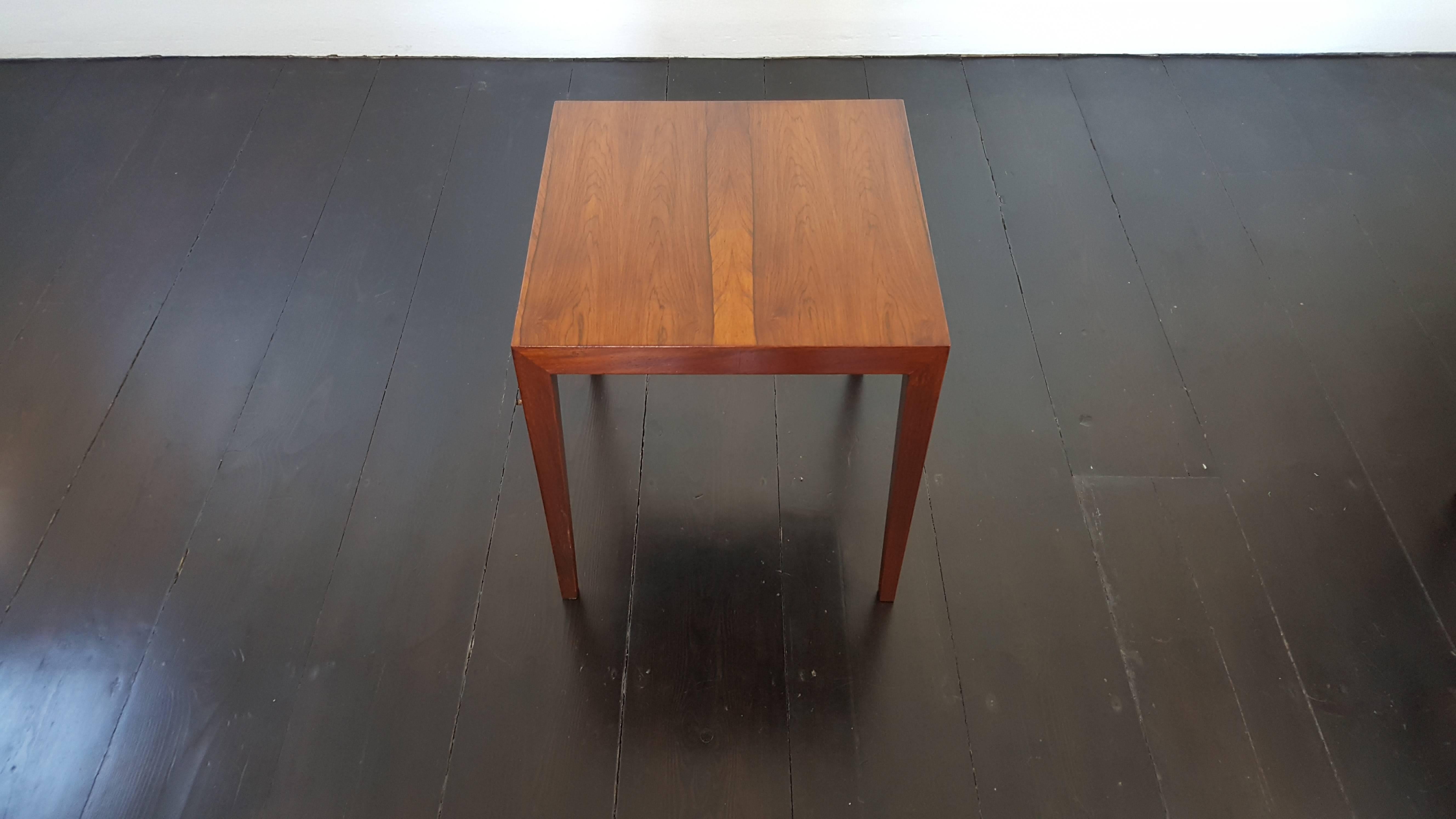 20th Century Danish Severin Hansen Rosewood Coffee Table for Haslev, 1960s