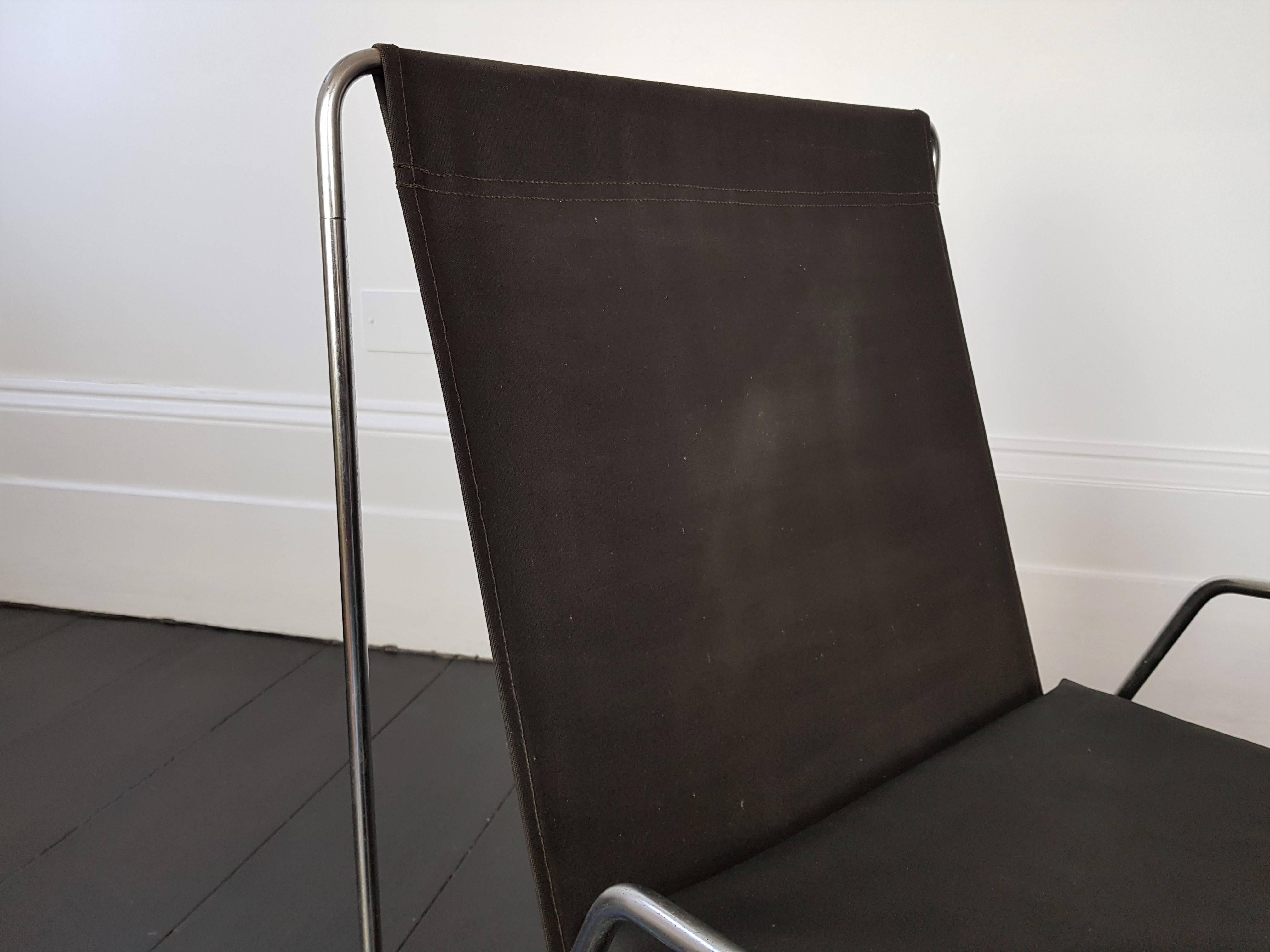 Mid-Century Modern Verner Panton 'Bachelor' Easy Chair, Manufactured by Fritz Hansen, Denmark, 1955