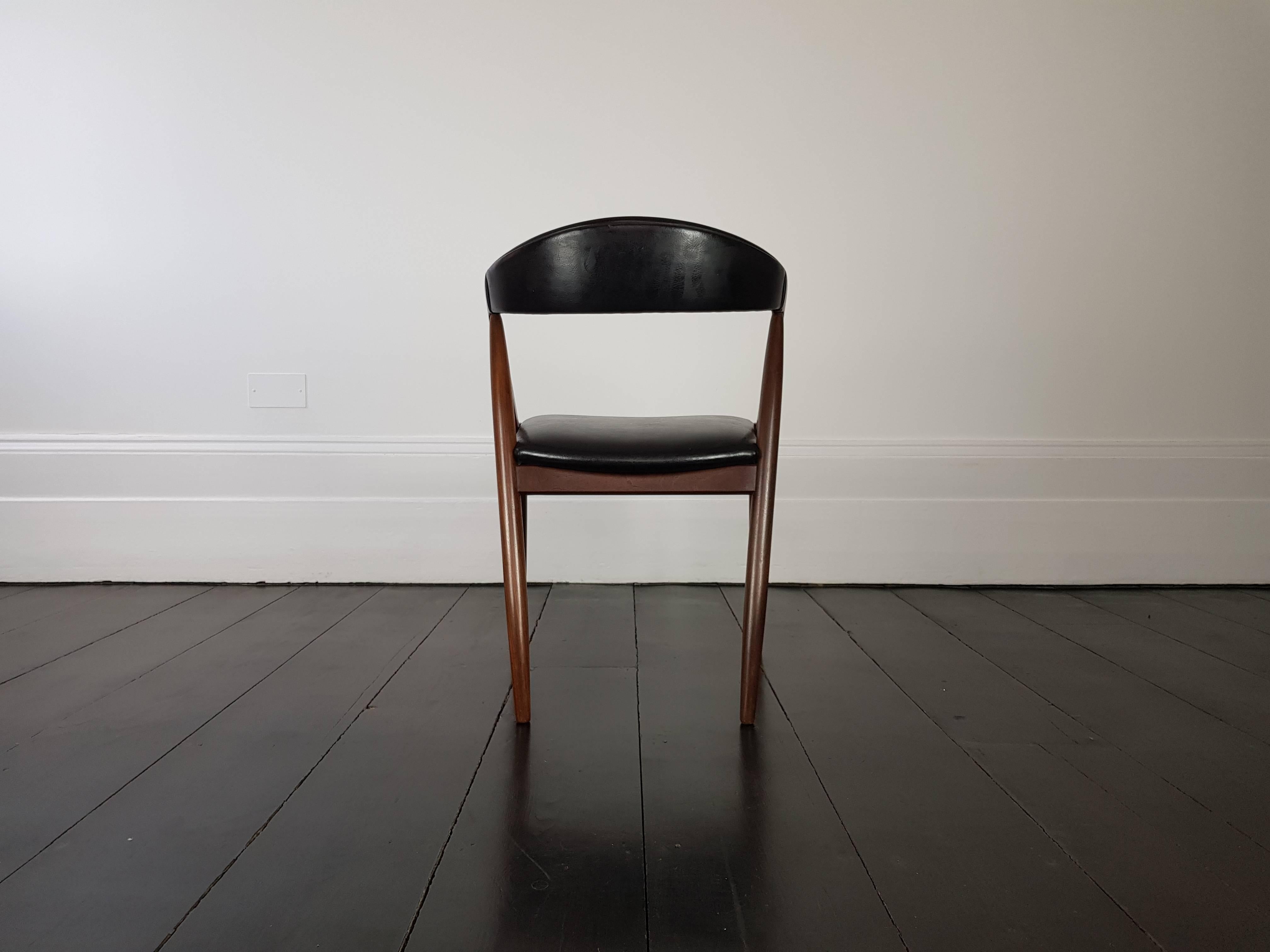 20th Century Kai Kristiansen Model 31 Teak 'A' Frame Chair for Schou Andersen, 1960s