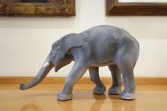 Pair of Faience De Sèvres Elephants, circa 1930s