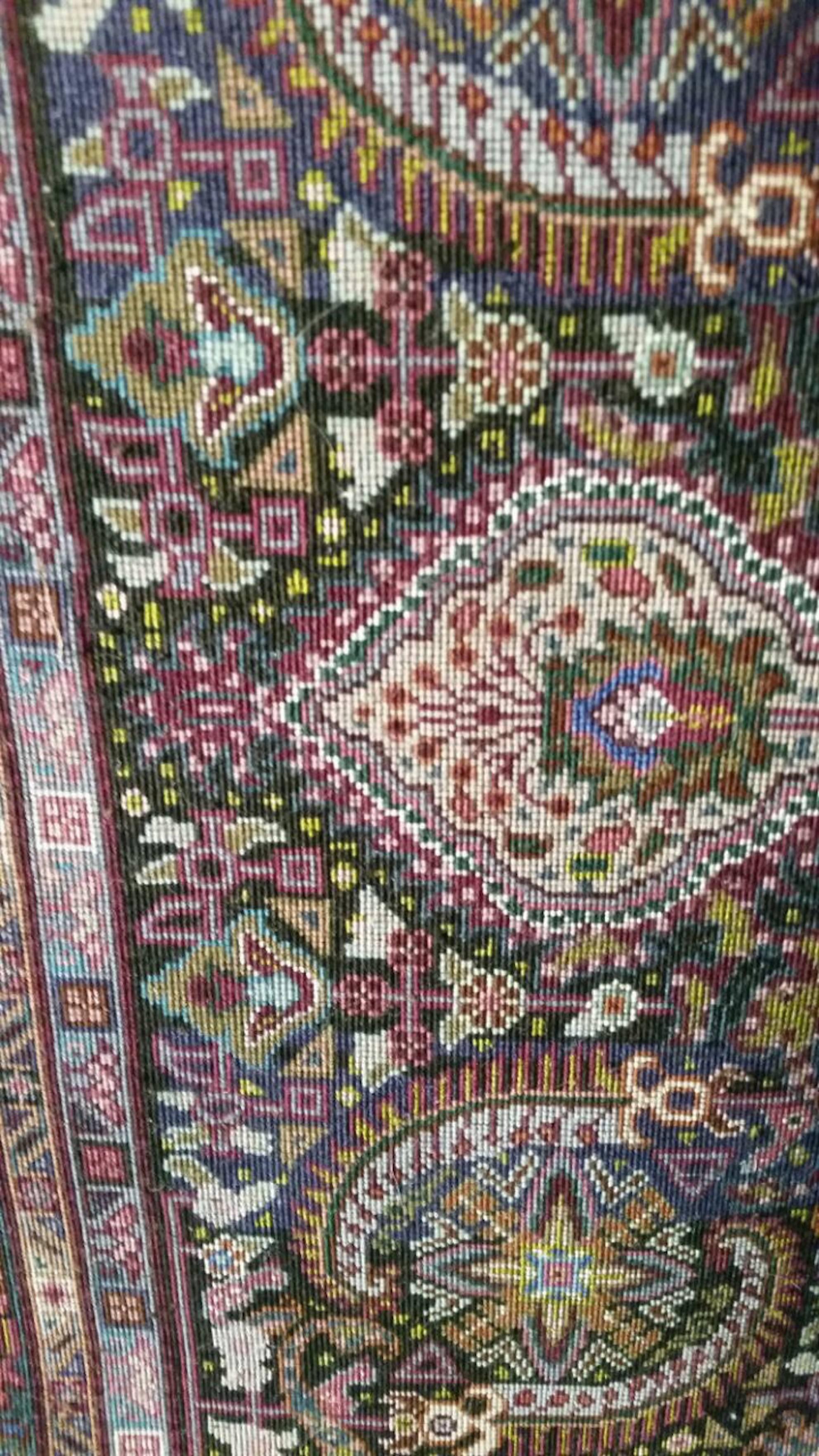 20th Century Wool and Silk Tabriz For Sale 4