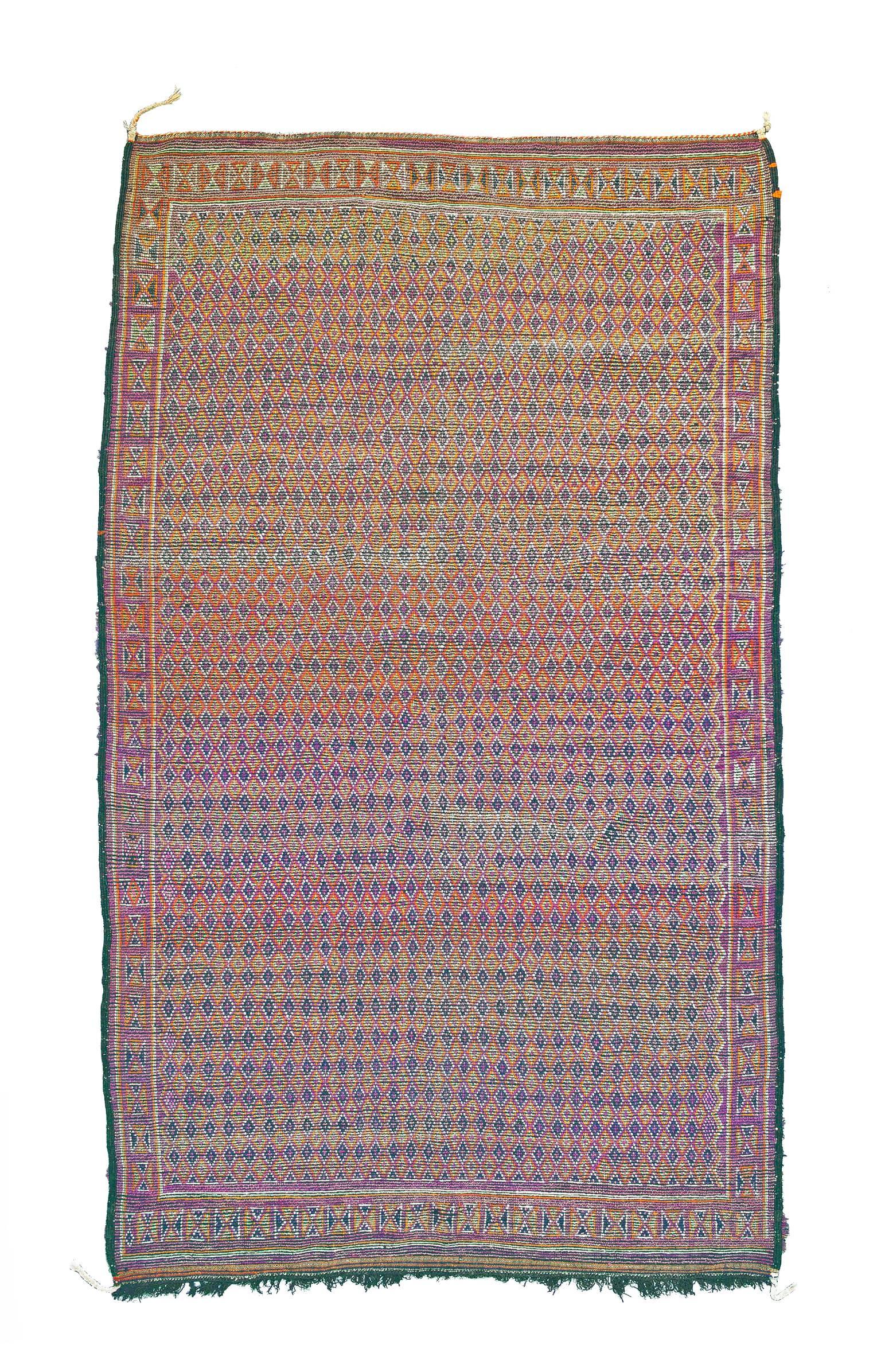 20th Century Vintage Moroccan Berber Rug For Sale