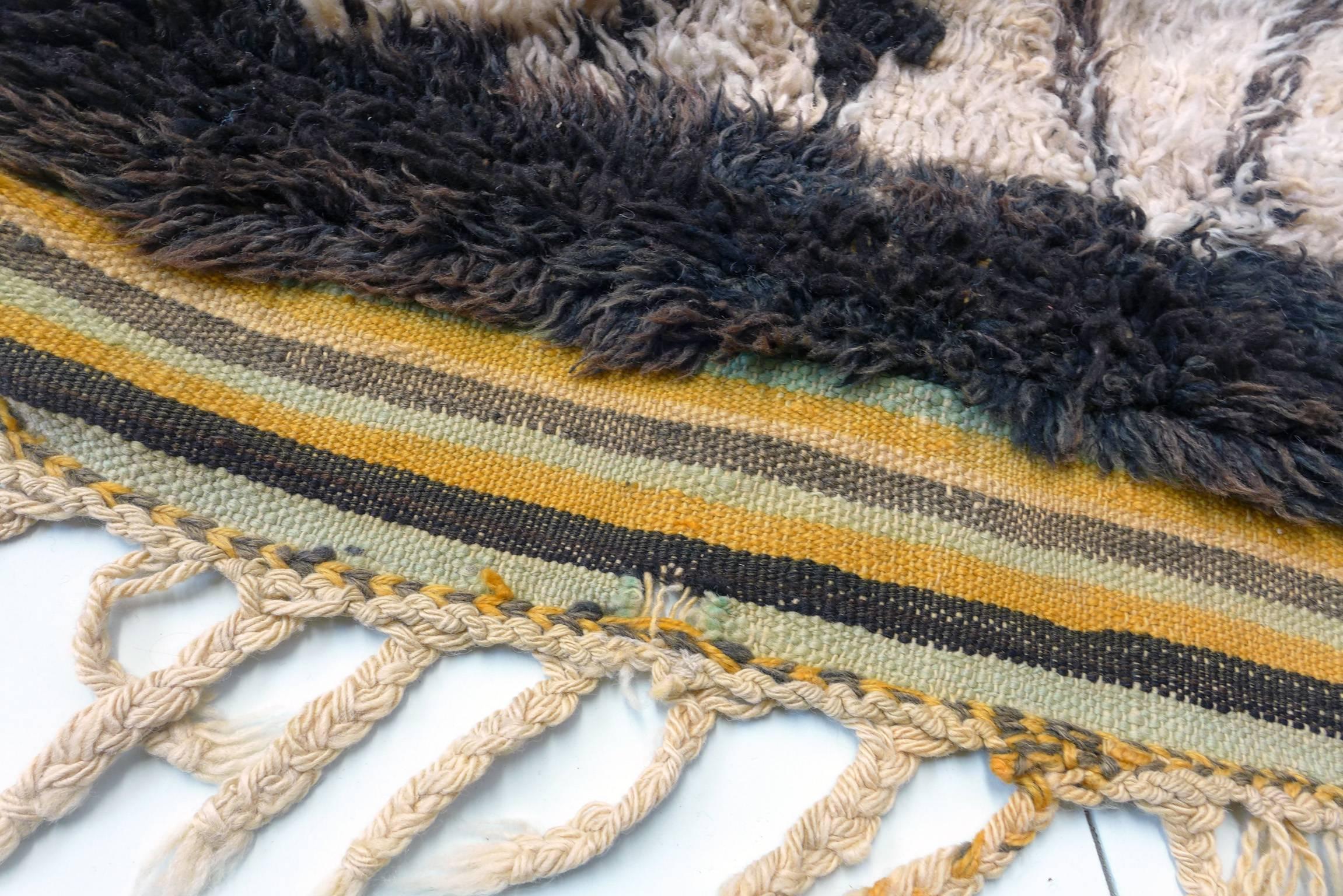 Vintage Moroccan Berber Carpet 1