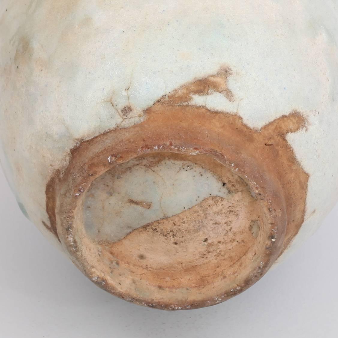 Islamic Mamluk 16th Century Blue Ceramic Jar Vase 4