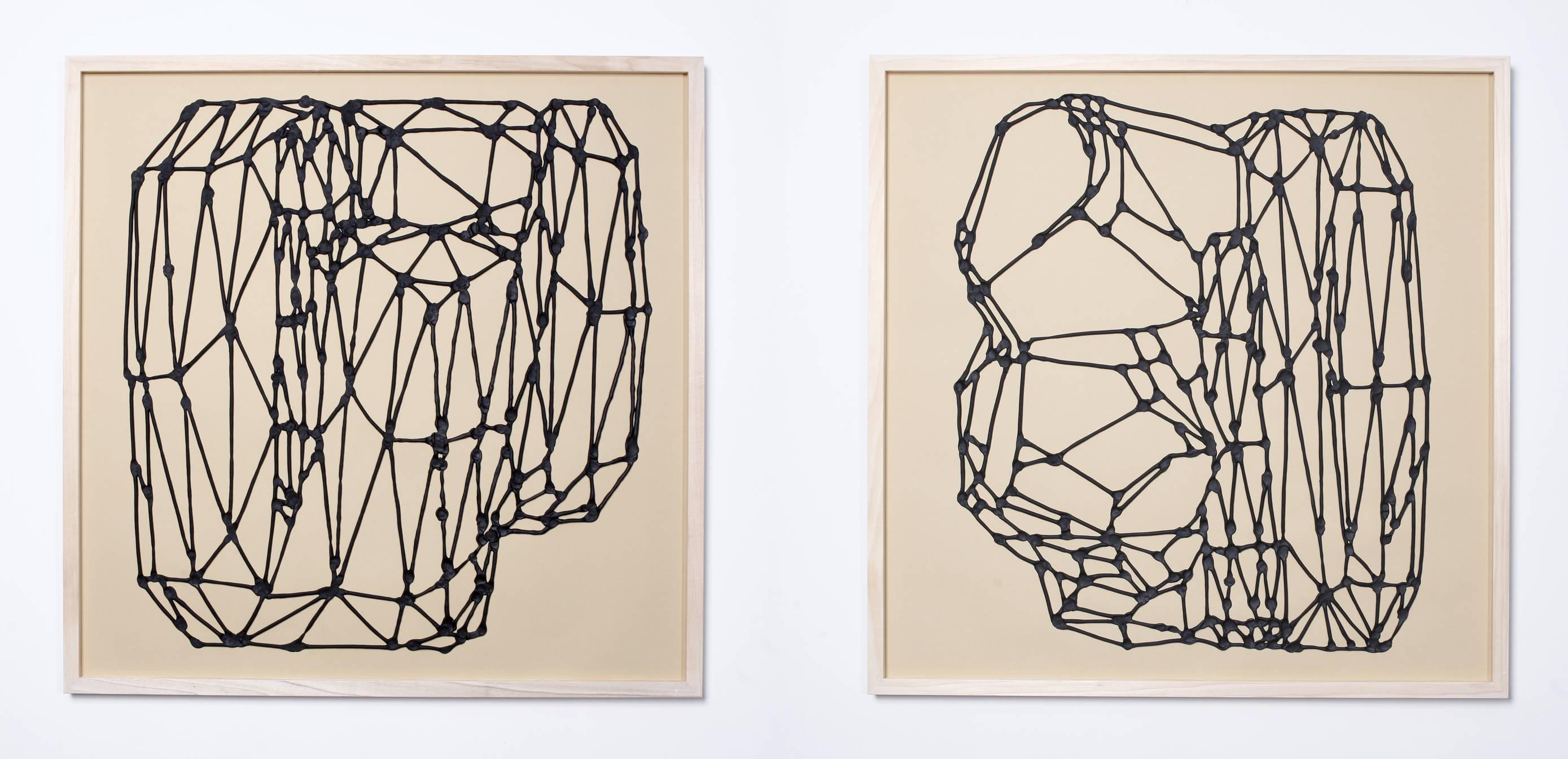 Latex Contemporary Abstract Art, Eric Von Robertson