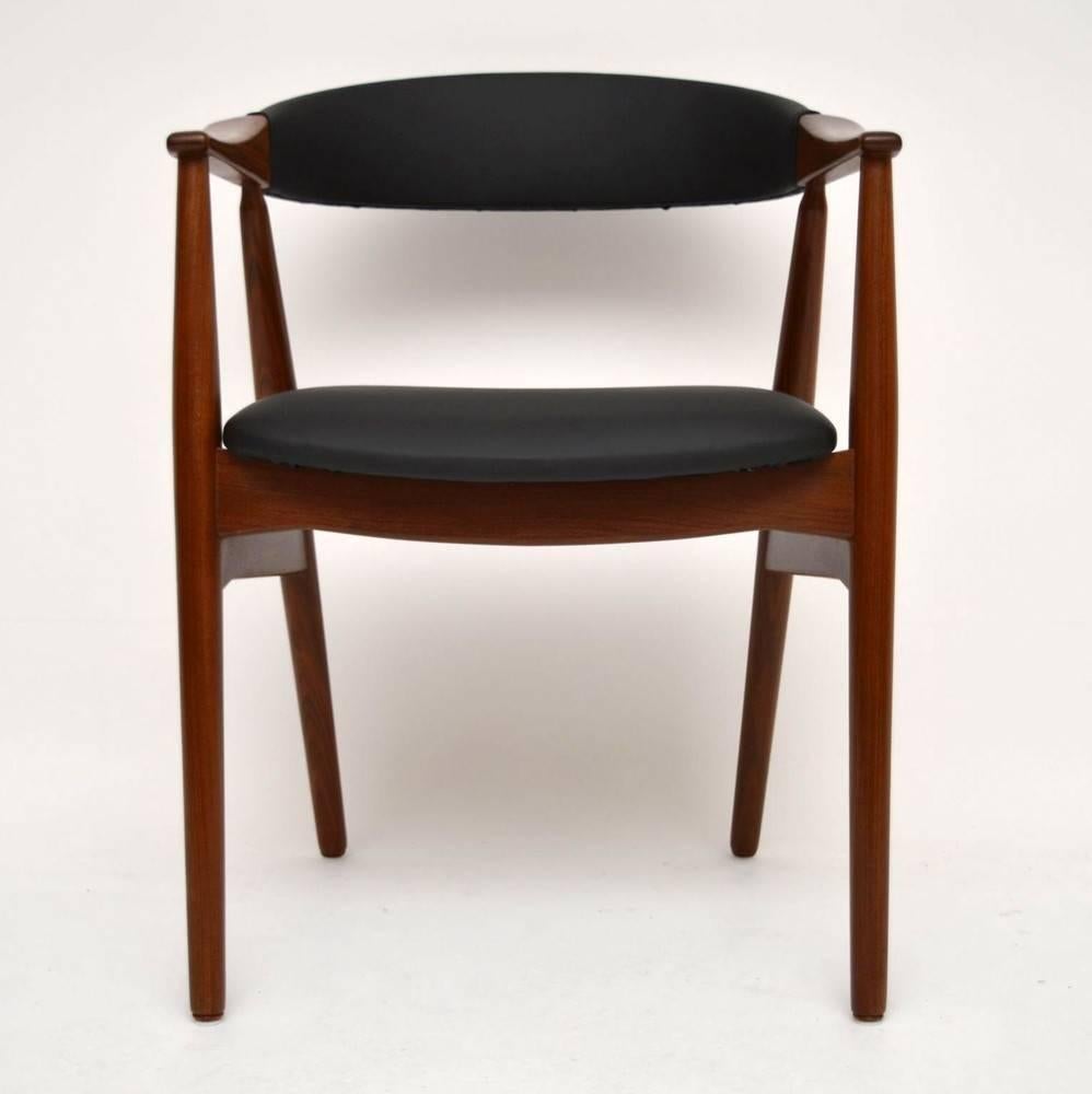 Set of Eight Danish Afromosia Dining Chairs by Farstrup, Vintage 1960s In Excellent Condition In London, GB