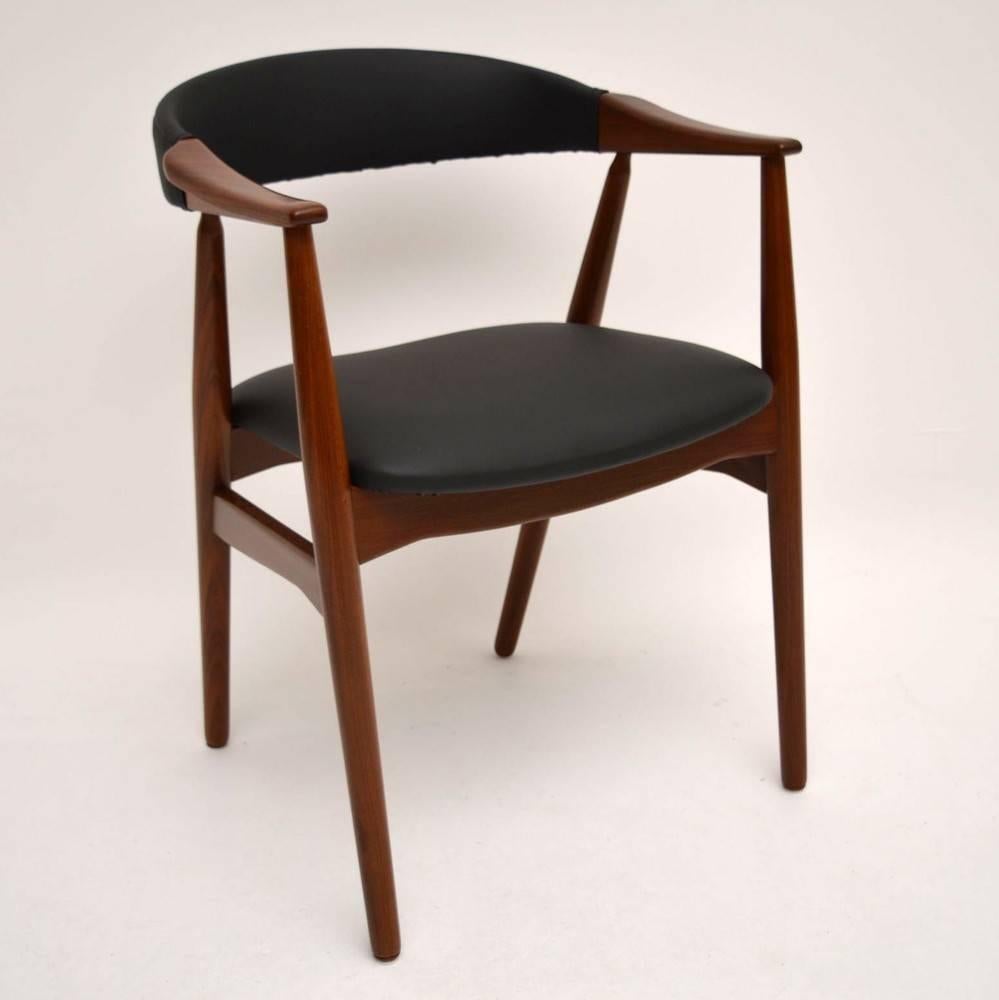 Wood Set of Eight Danish Afromosia Dining Chairs by Farstrup, Vintage 1960s