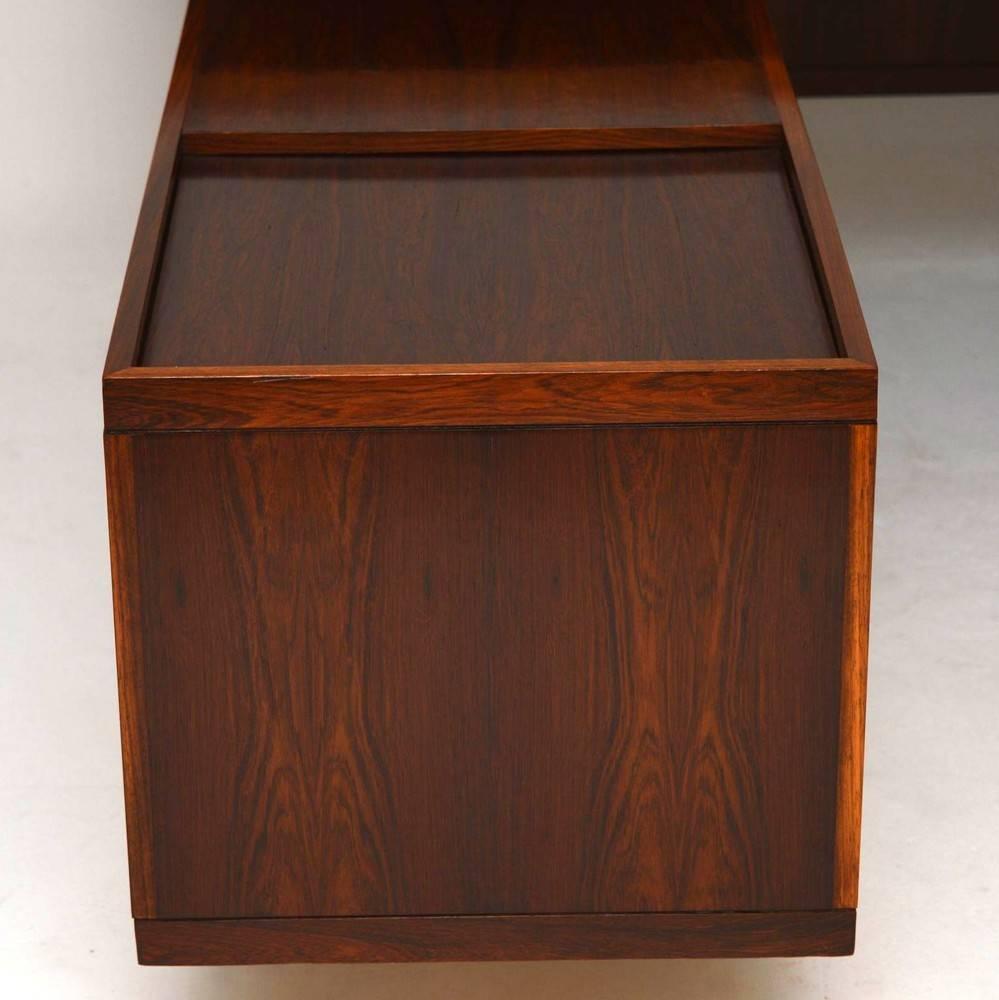 Danish Rosewood Executive Desk by Jorgen Pedersen, Vintage 1960s 2