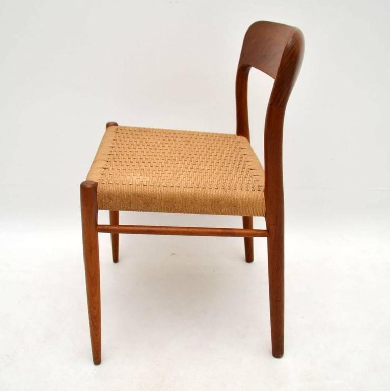 Set Of Four Danish Teak Dining Chairs By Niels Moller Vintage 1960s At 1stdibs