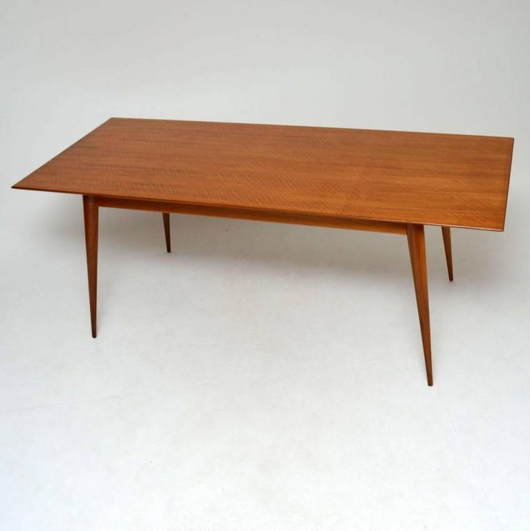 Retro Walnut Dining Table Vintage 1950s at 1stDibs