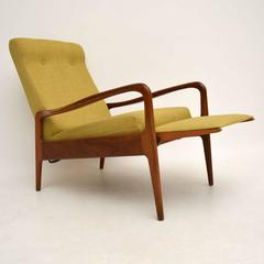 Retro Teak Reclining Armchair by Greaves & Thomas Vintage, 1960s