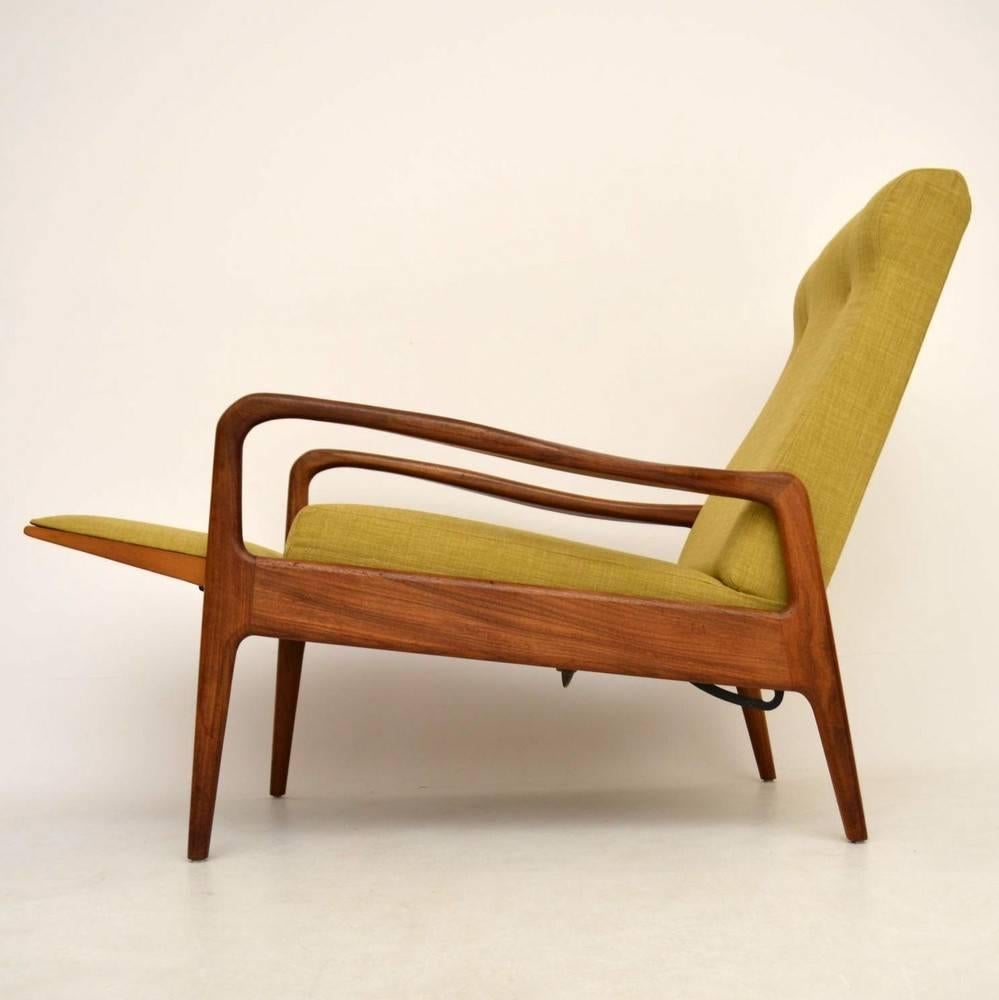 Retro Teak Reclining Armchair by Greaves & Thomas Vintage, 1960s 1