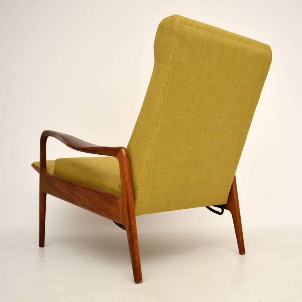 Retro Teak Reclining Armchair by Greaves & Thomas Vintage, 1960s 2